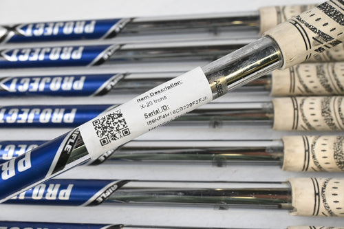 Callaway X-20 Irons / 3-PW / Regular Flex Project X Flighted Shafts