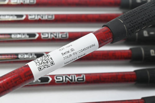Ping G20 Irons / 5-PW+SW / Blue Dot / Senior Flex Ping TFC 169 Shafts