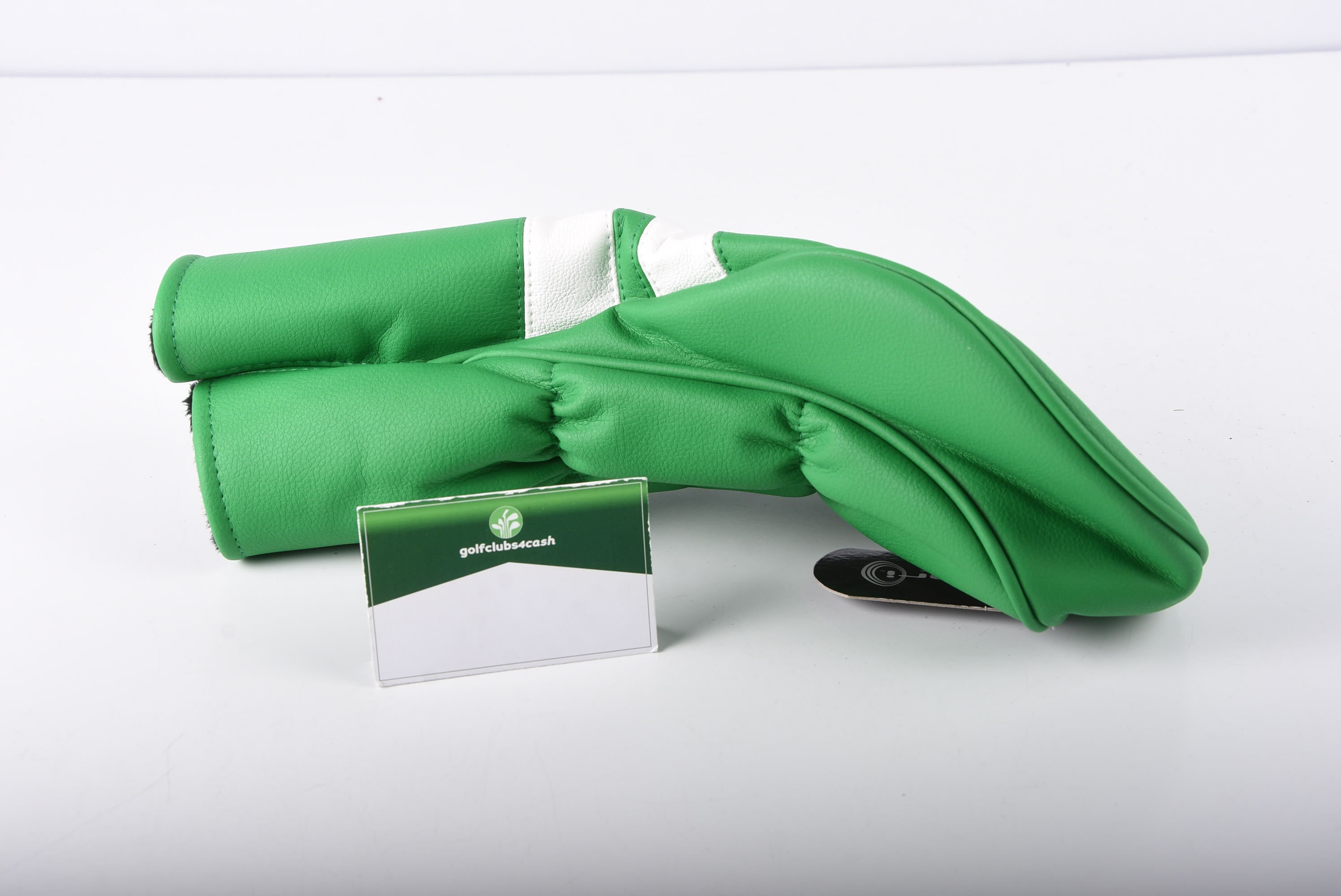 Golfclubs4cash Branded Headcover - Driver / Green &amp; White