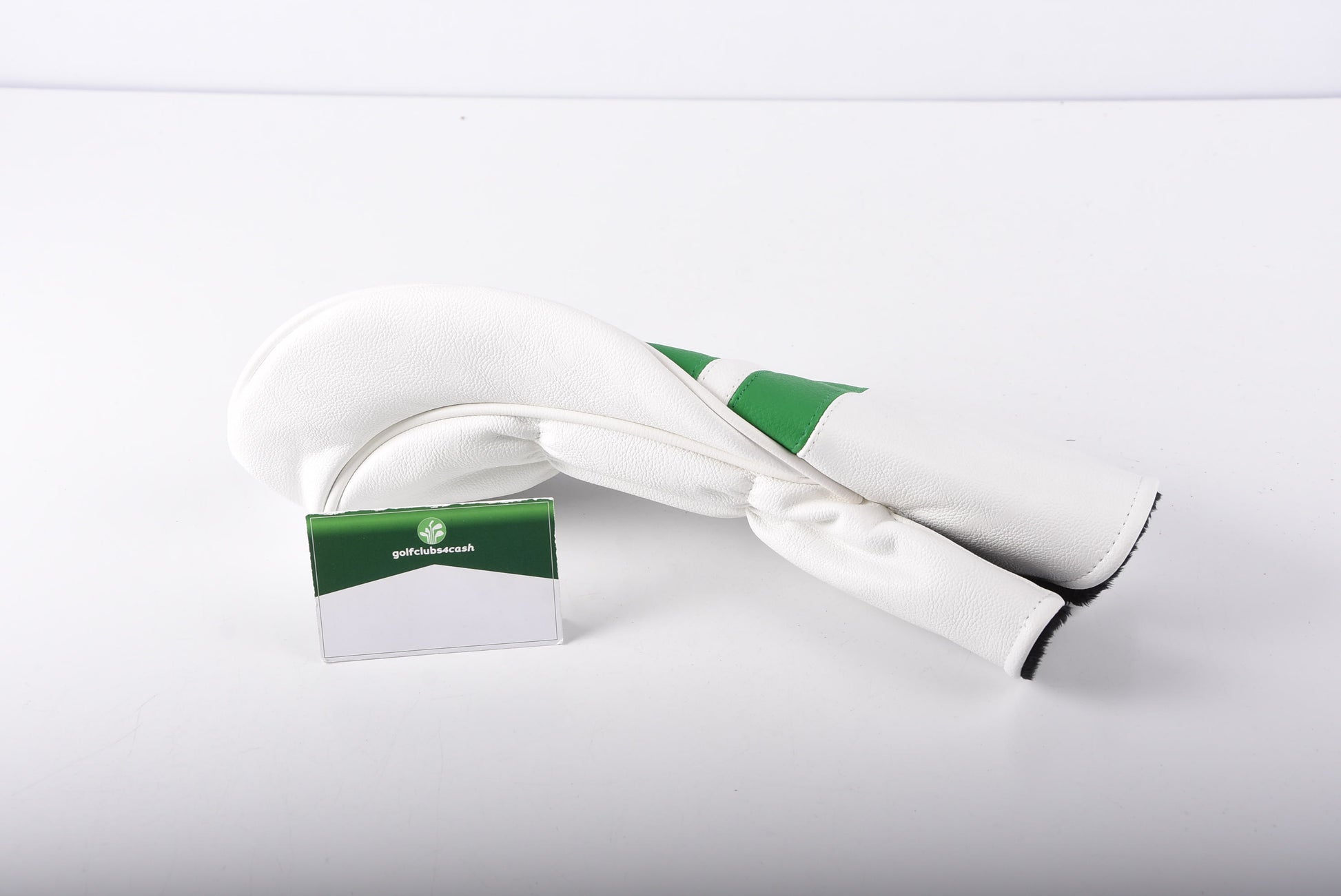 Golfclubs4cash Branded Headcover - Driver / White &amp; Green