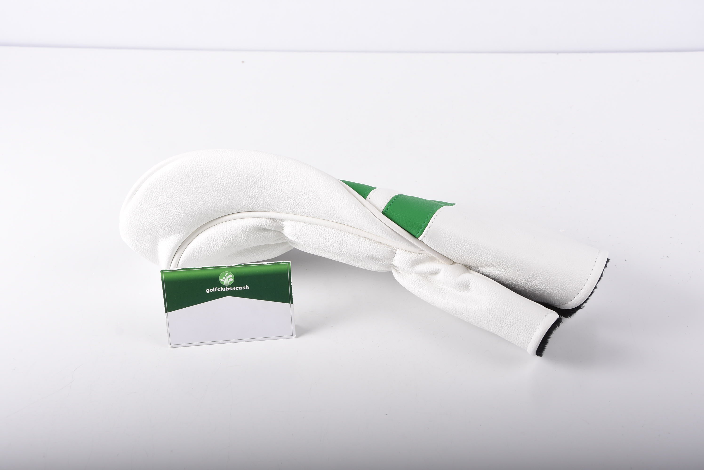 Golfclubs4cash Branded Headcover - Driver / White &amp; Green
