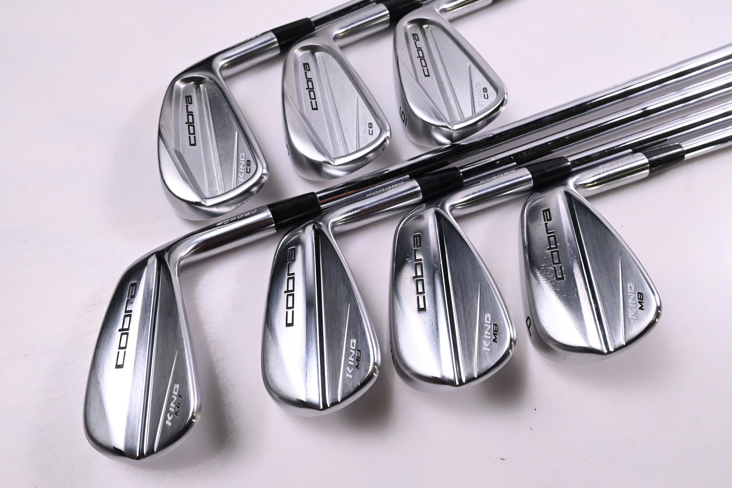Cobra King CB/MB Irons / 4-PW / X-Flex KBS $-Taper Lite 105 Shafts