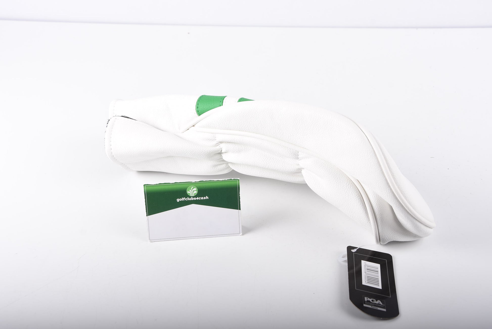 Golfclubs4cash Branded Headcover - Driver / White &amp; Green