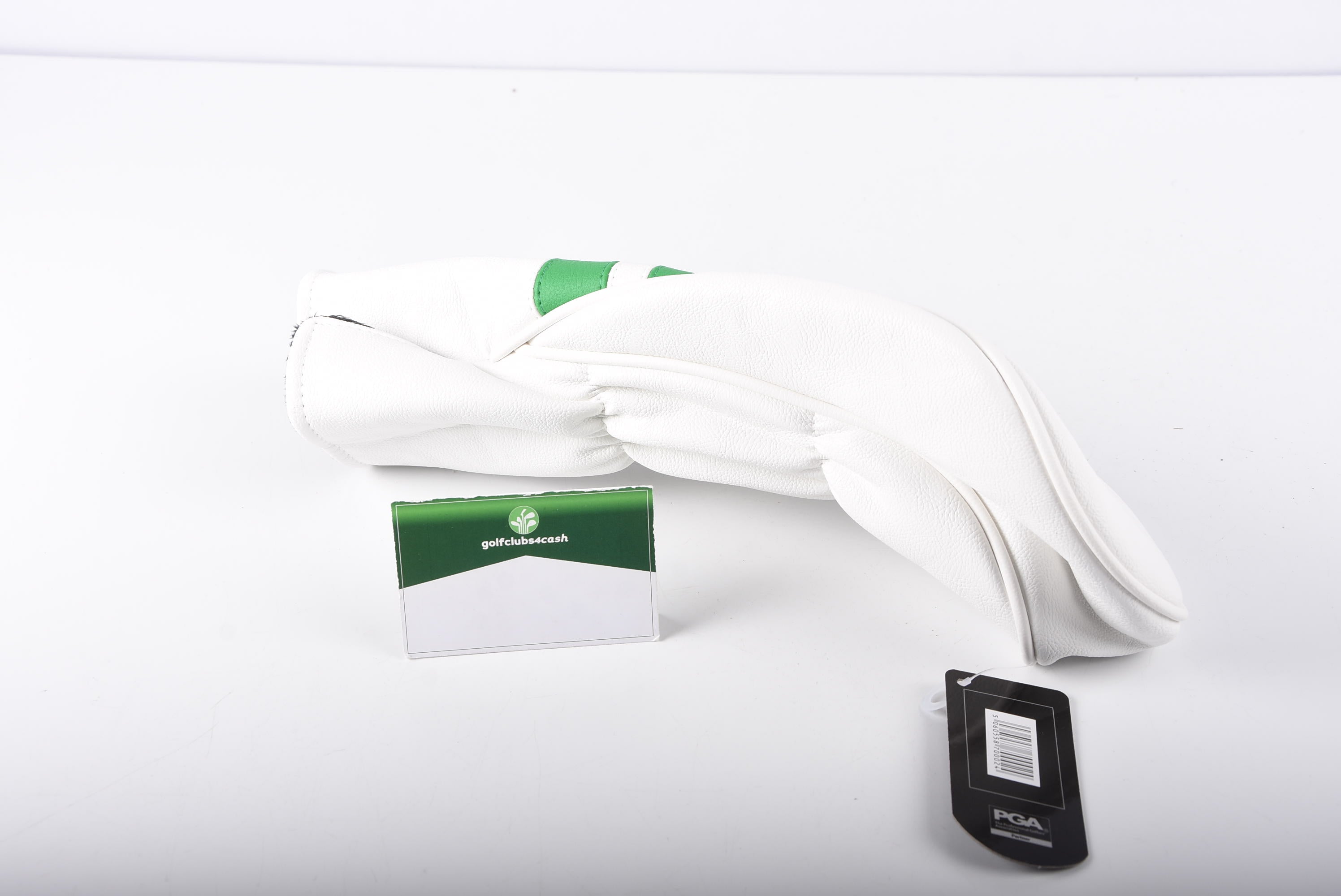 Golfclubs4cash Branded Headcover - Driver / White &amp; Green