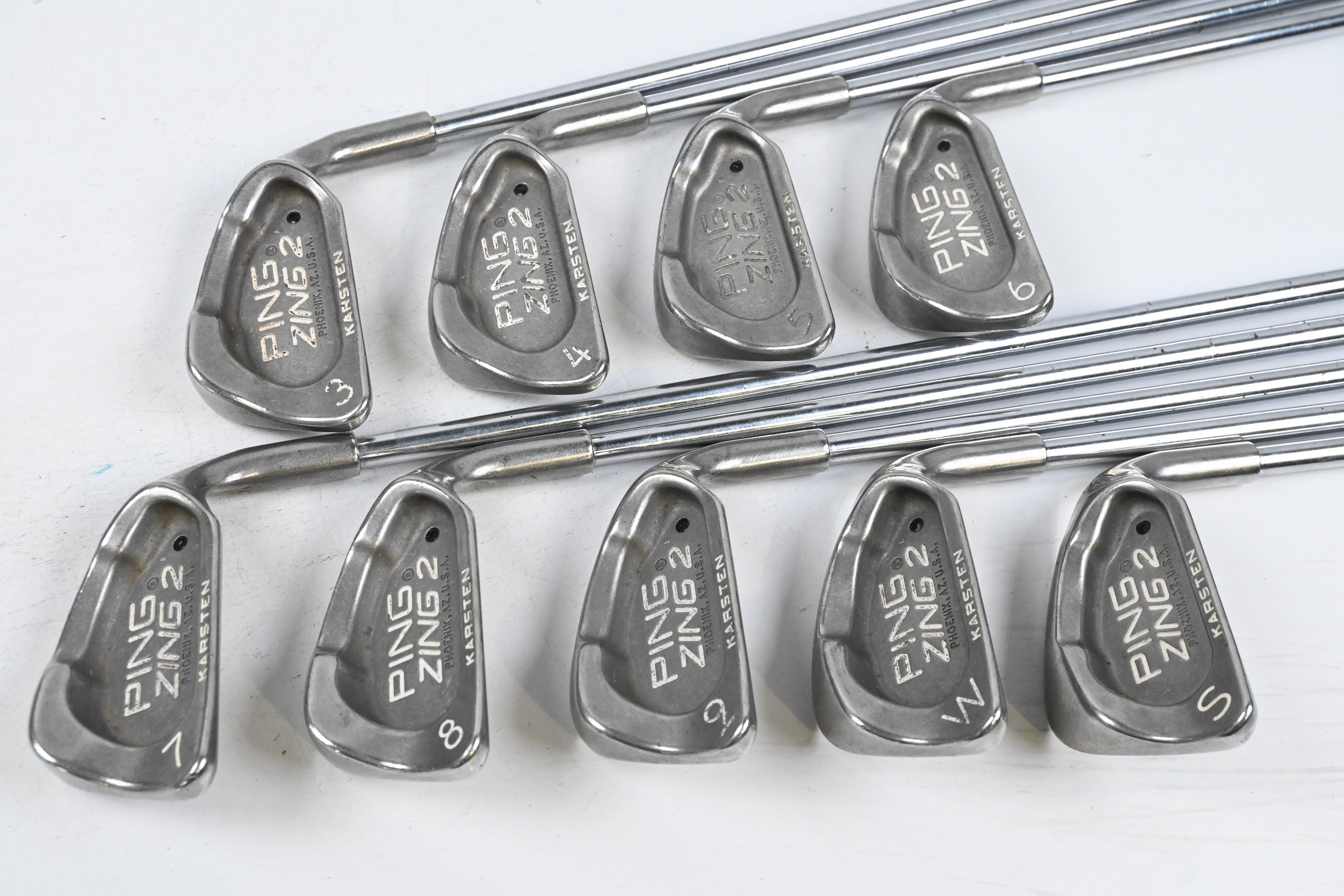 Ping Zing 2 Irons / 3-PW+SW / Black Dot / Regular Flex Ping Karsten JZ Shafts