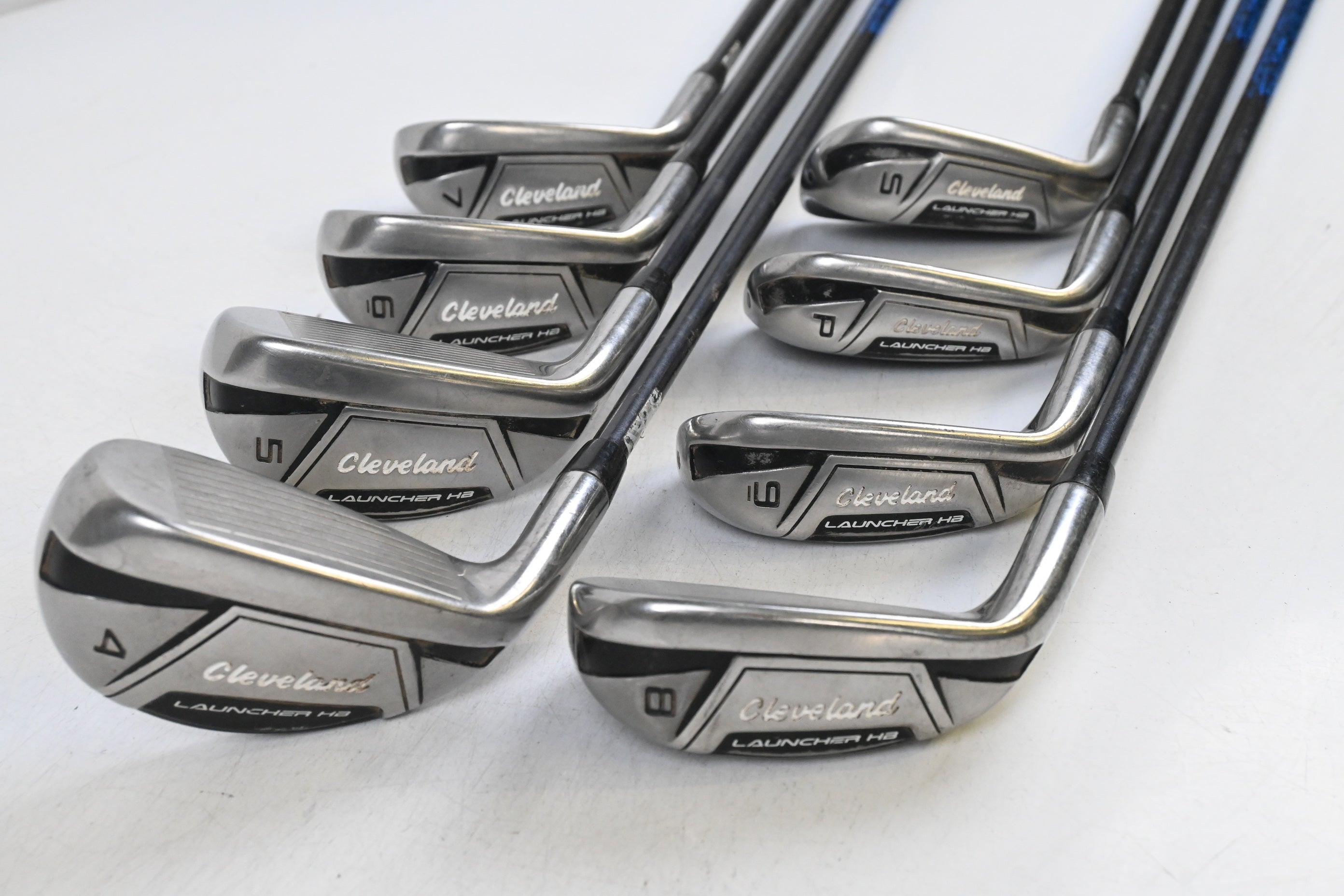 Cleveland Launcher HB Irons / 4-PW+SW / Regular Flex Miyazaki 6 Shafts