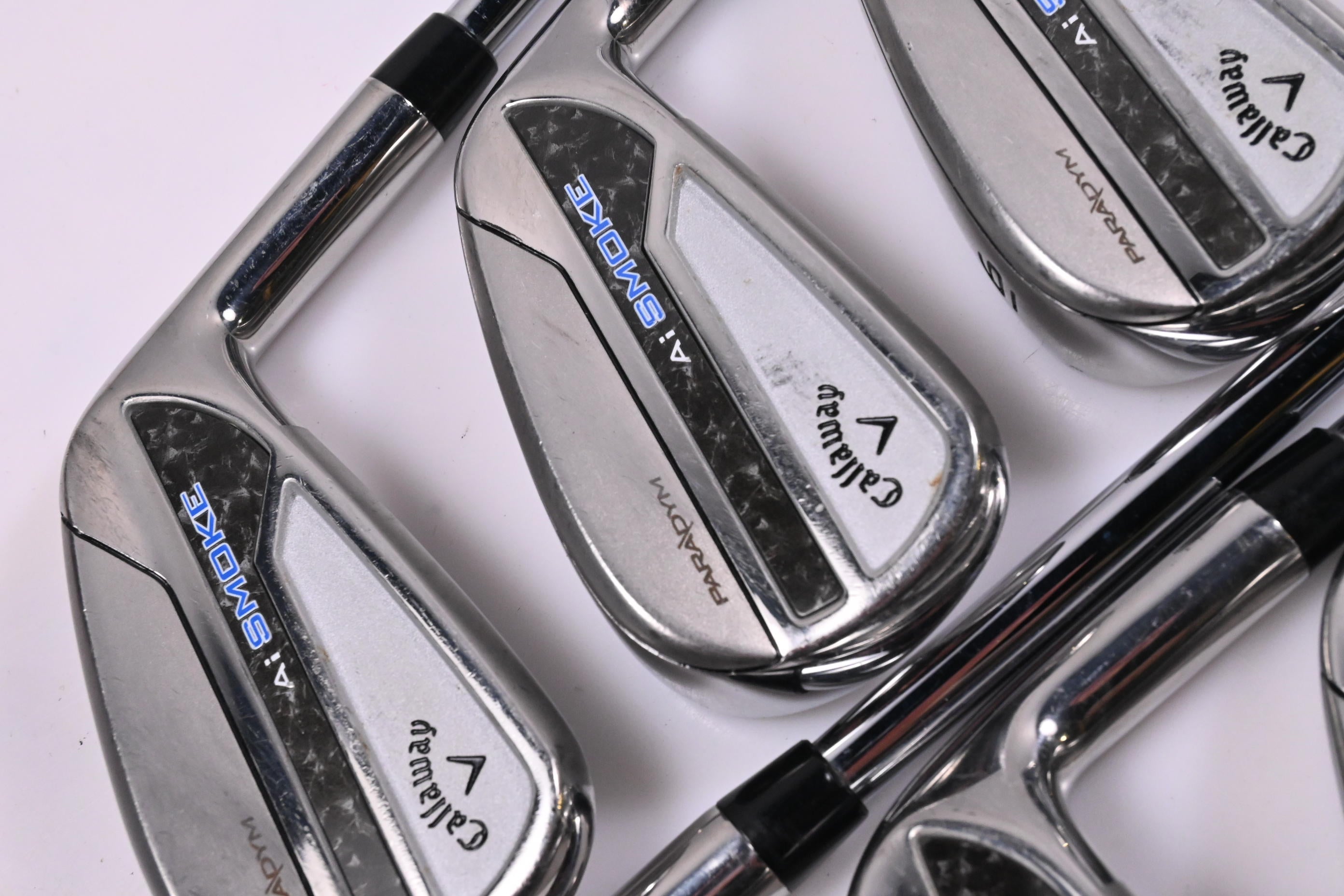 Callaway Paradym Ai Smoke Irons / 4-PW / Regular Flex Elevate MPH 95 Shafts