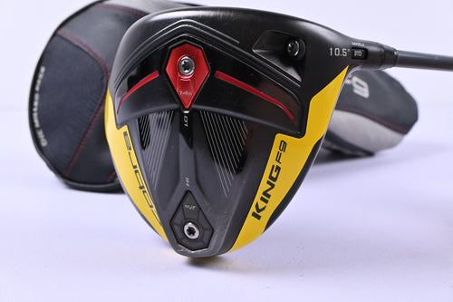 Cobra King F9 Driver / 10.5 Degree / Stiff Flex HZRDUS Smoke Black 60 Shaft