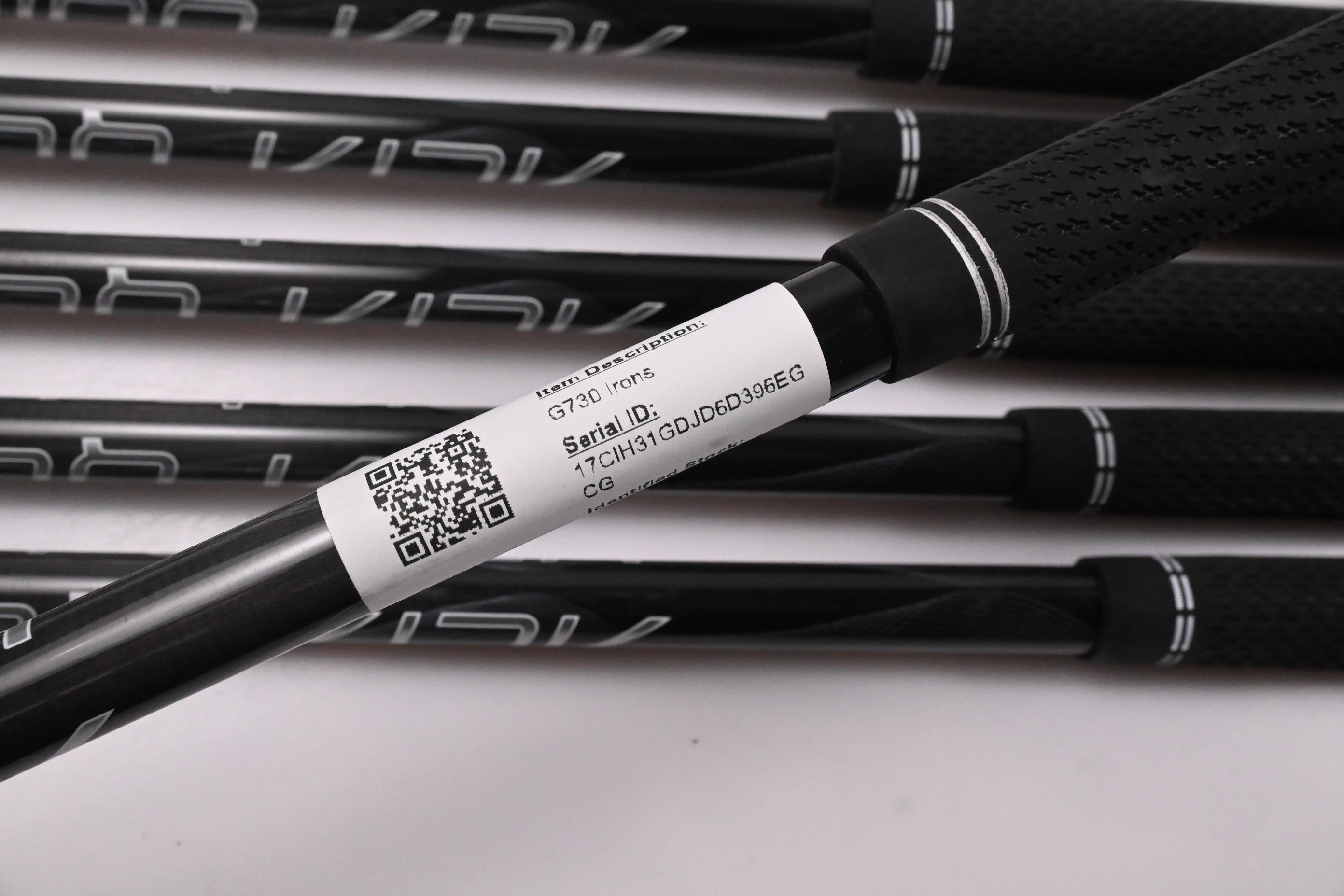 Left Hand Ping G730 Irons / 6-PW+GW / Black Dot / Senior Flex Ping Alta Quick 45