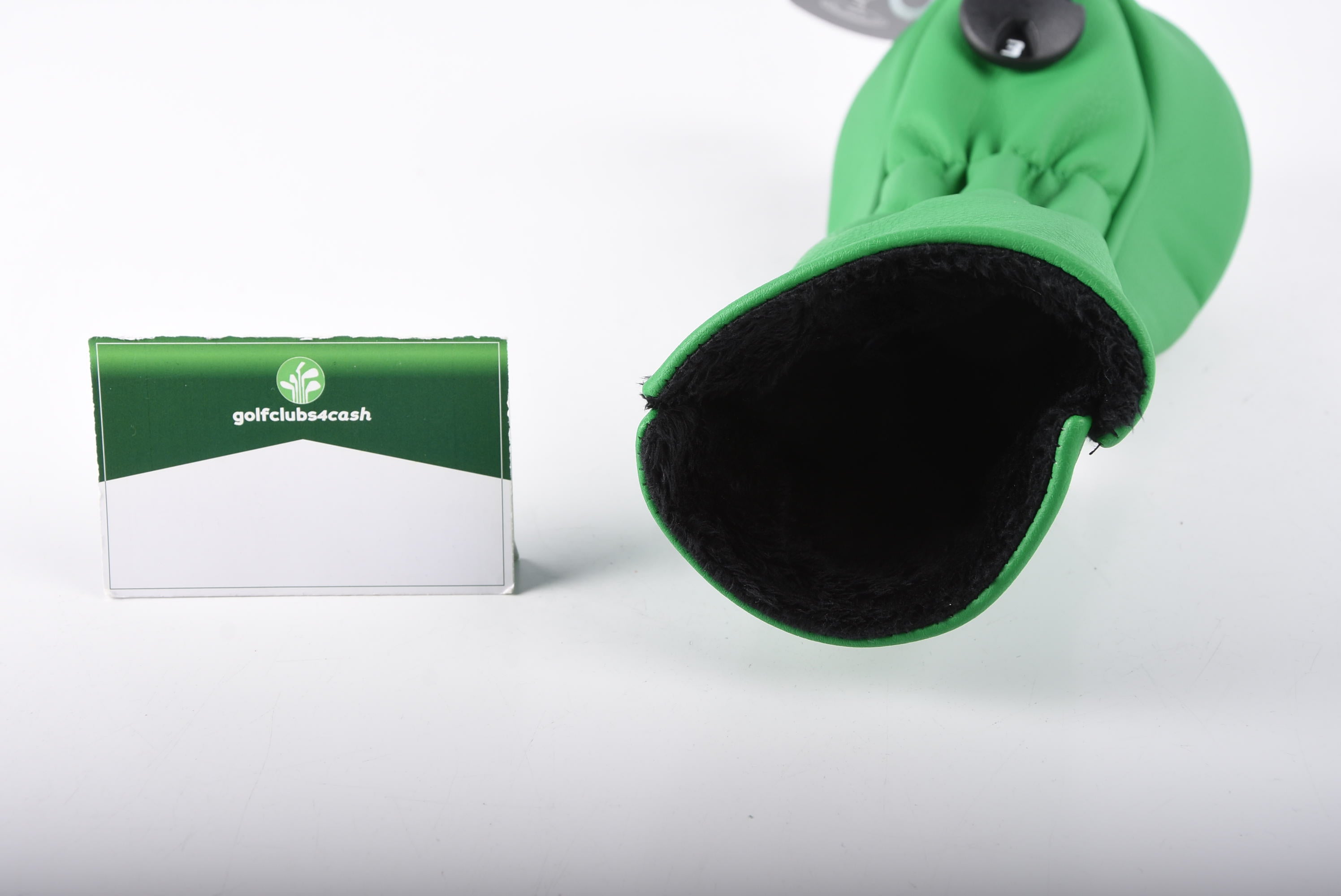 Golfclubs4cash Branded Headcover - Fairway / Green &amp; White