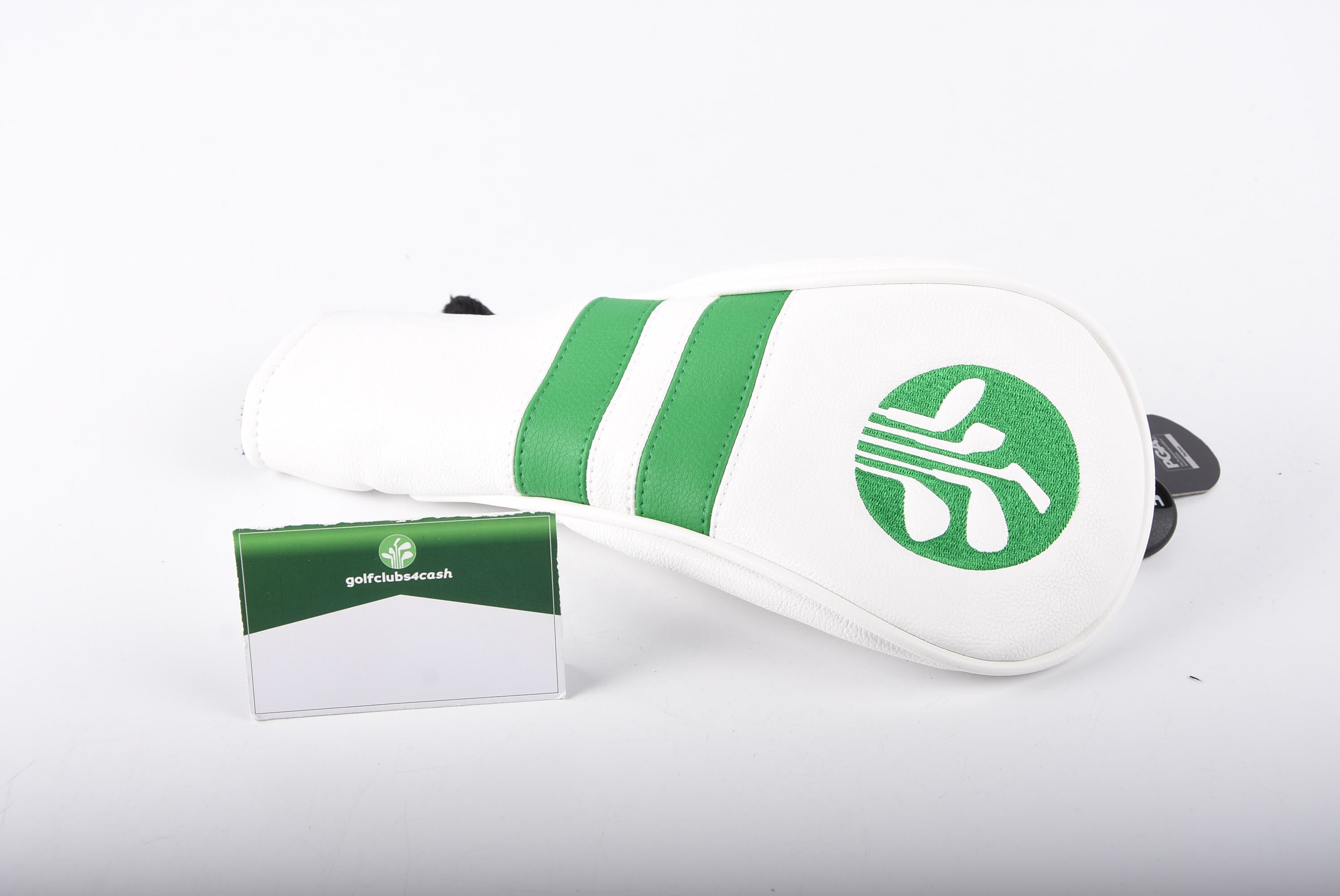 Golfclubs4cash Branded Headcover - Fairway / White &amp; Green