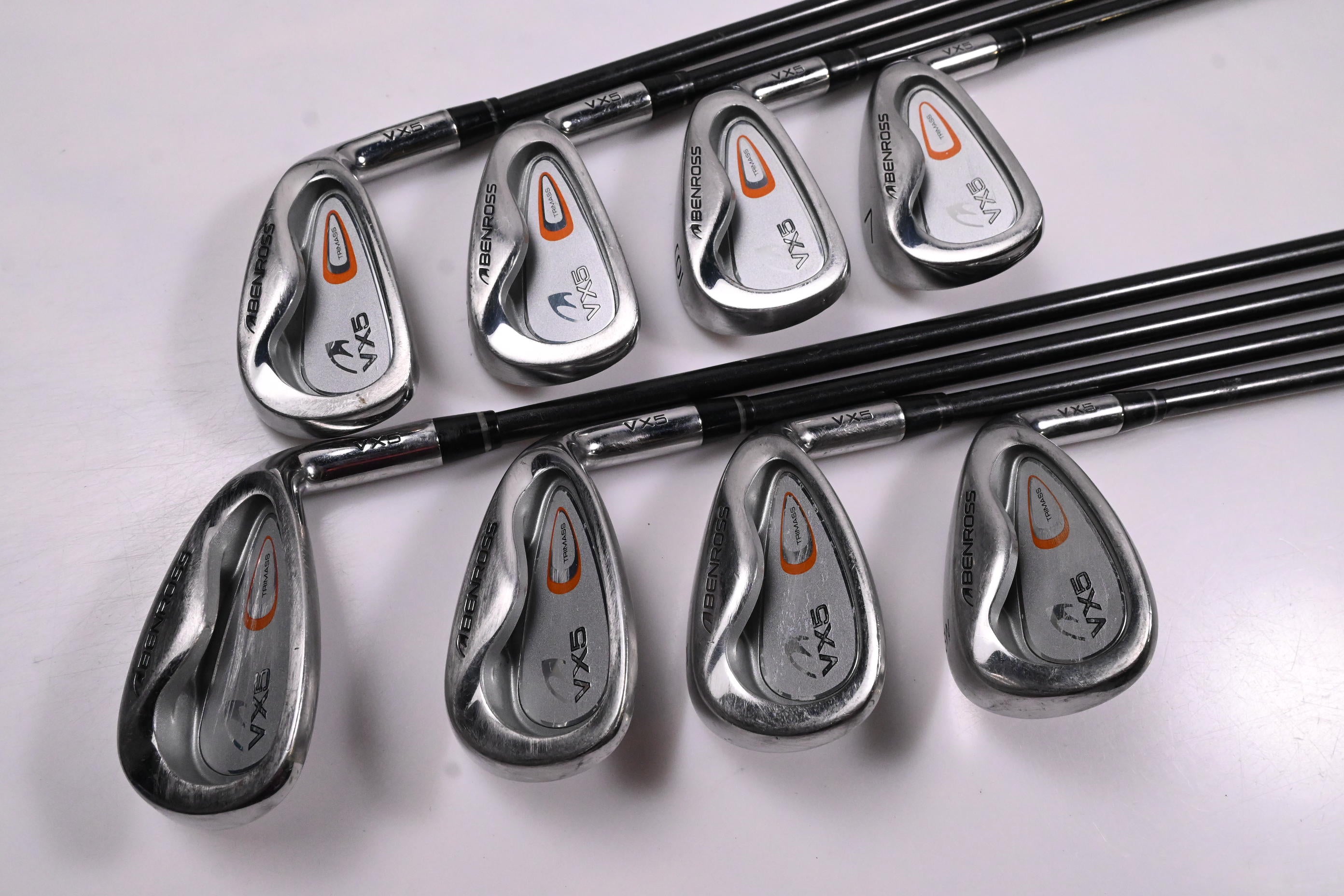 Benross VX5 Irons / 4-PW+SW / Regular Flex Aldila TM-70 Shafts