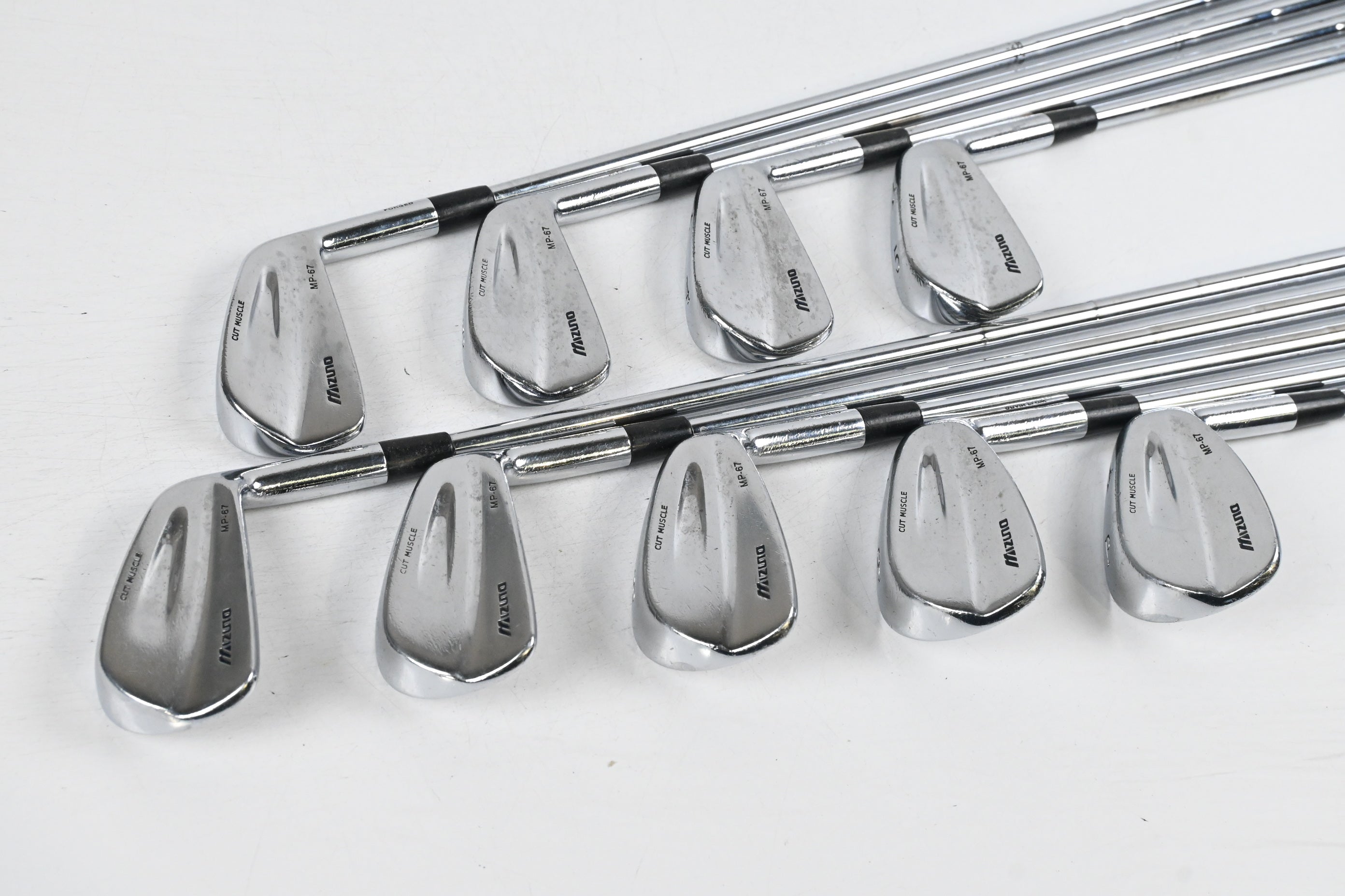 Mizuno MP-67 Irons / 2-PW / Stiff Flex Dynamic Gold S300 Shafts