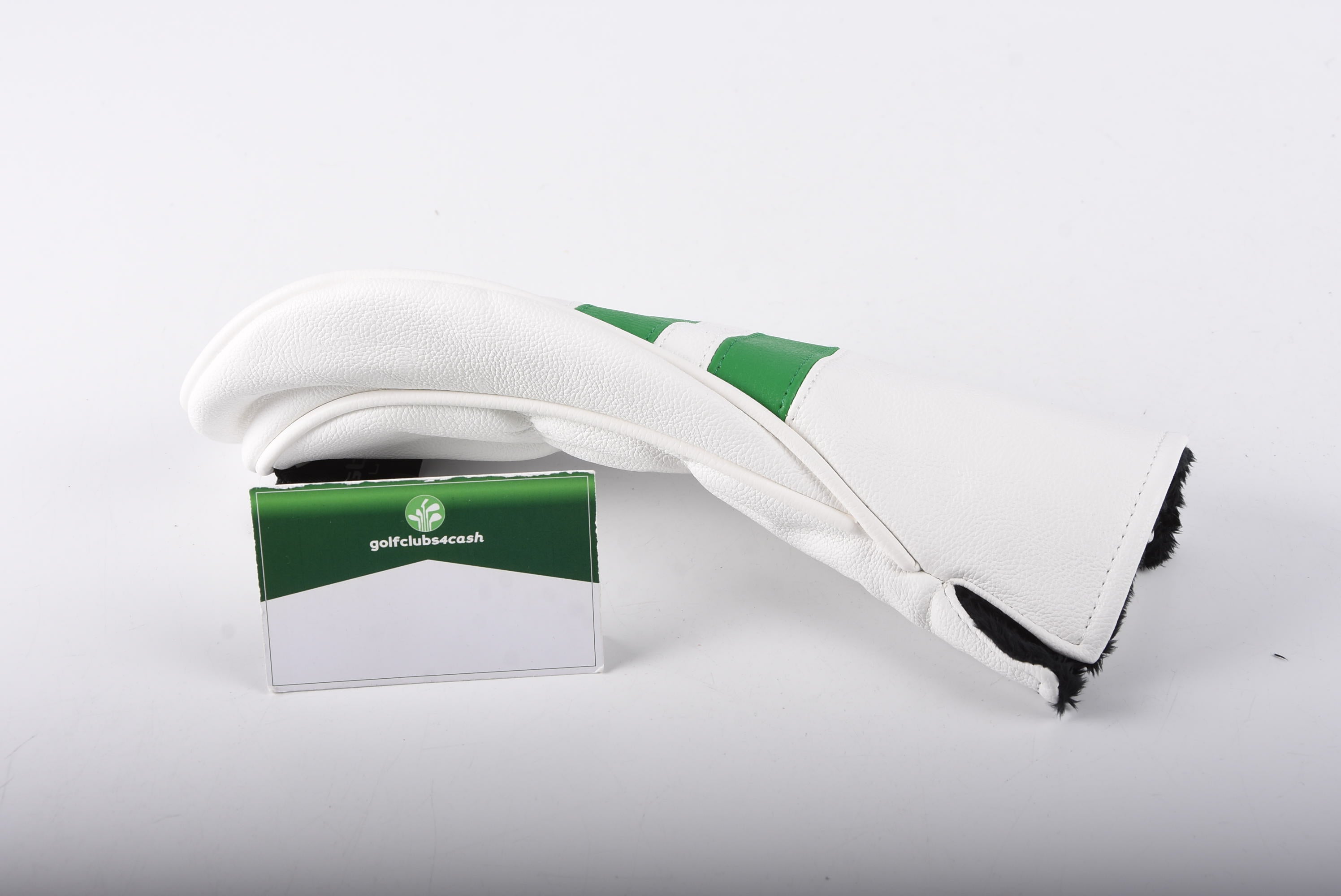 Golfclubs4cash Branded Headcover - Fairway / White &amp; Green