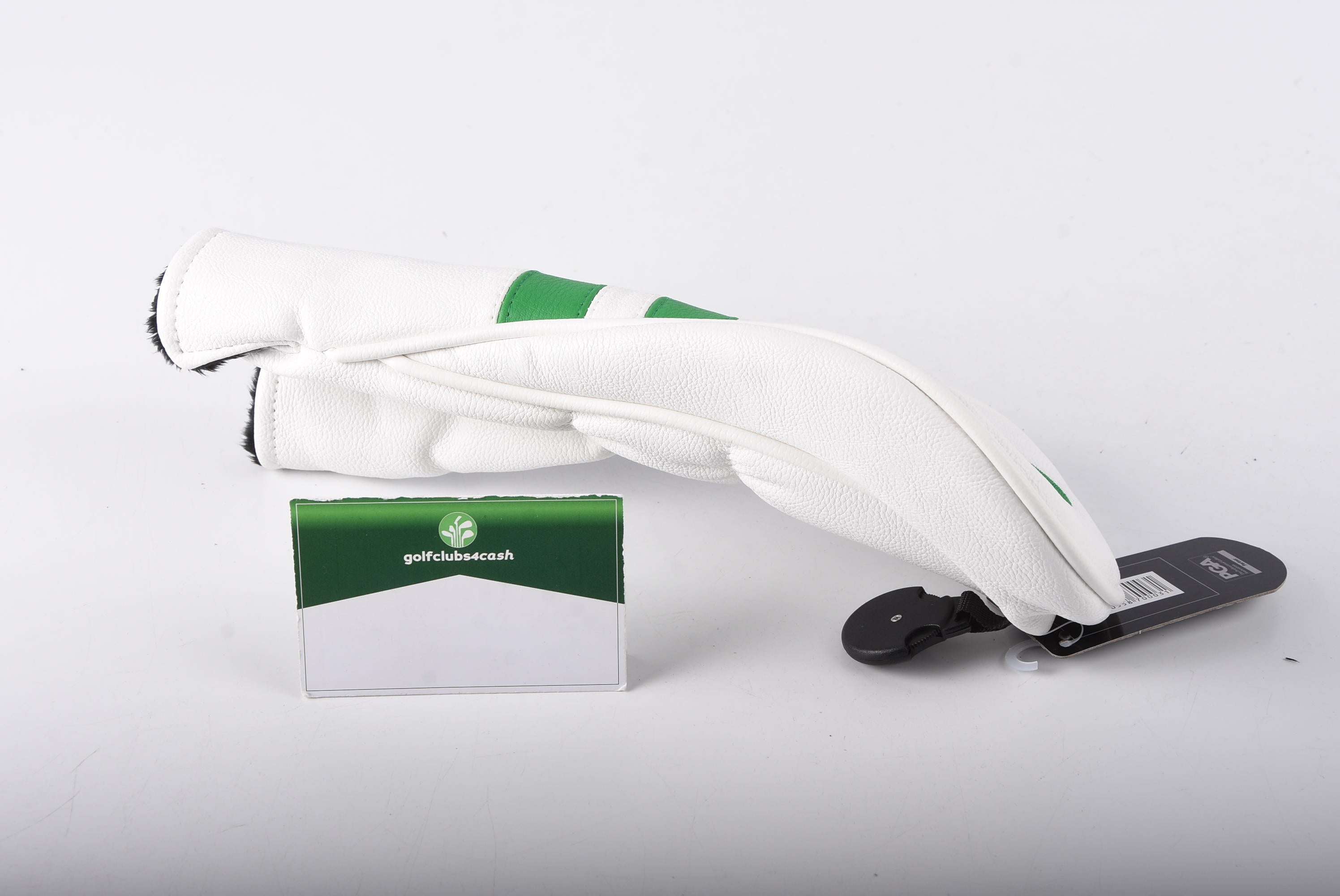 Golfclubs4cash Branded Headcover - Fairway / White &amp; Green