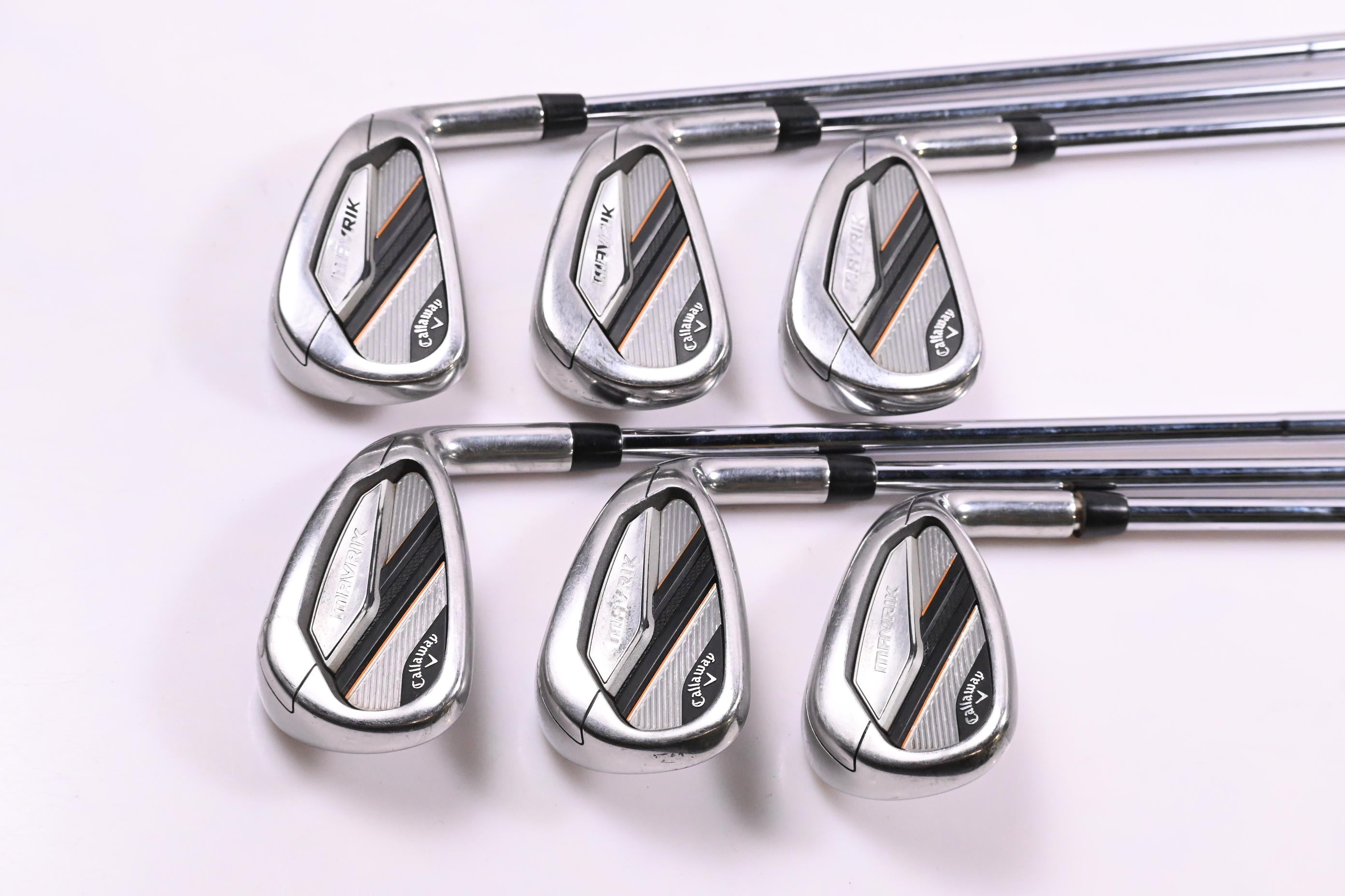 Callaway Mavrik Irons / 5-PW / Stiff Flex Elevate Tour Shafts