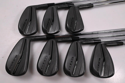 Cobra King Forged Tec 2023 Black Irons / 4-PW / Stiff Flex KBS $-Taper Lite
