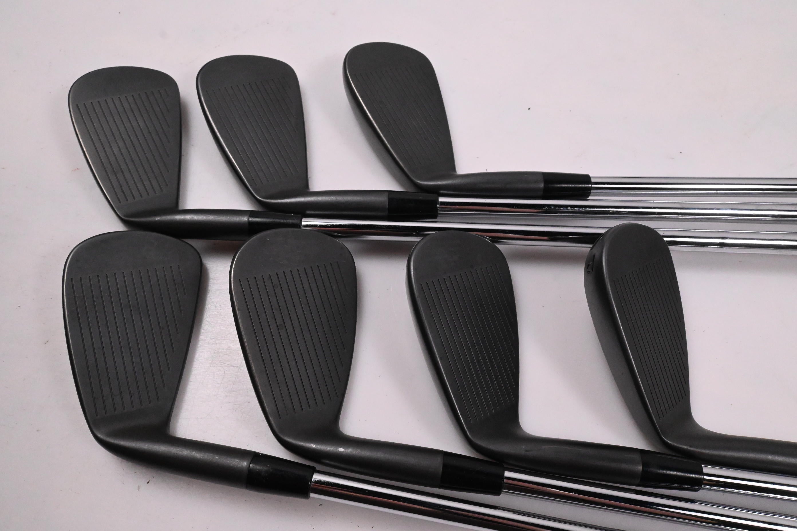 Cobra King Forged Tec 2023 Black Irons / 4-PW / Stiff Flex KBS $-Taper Lite
