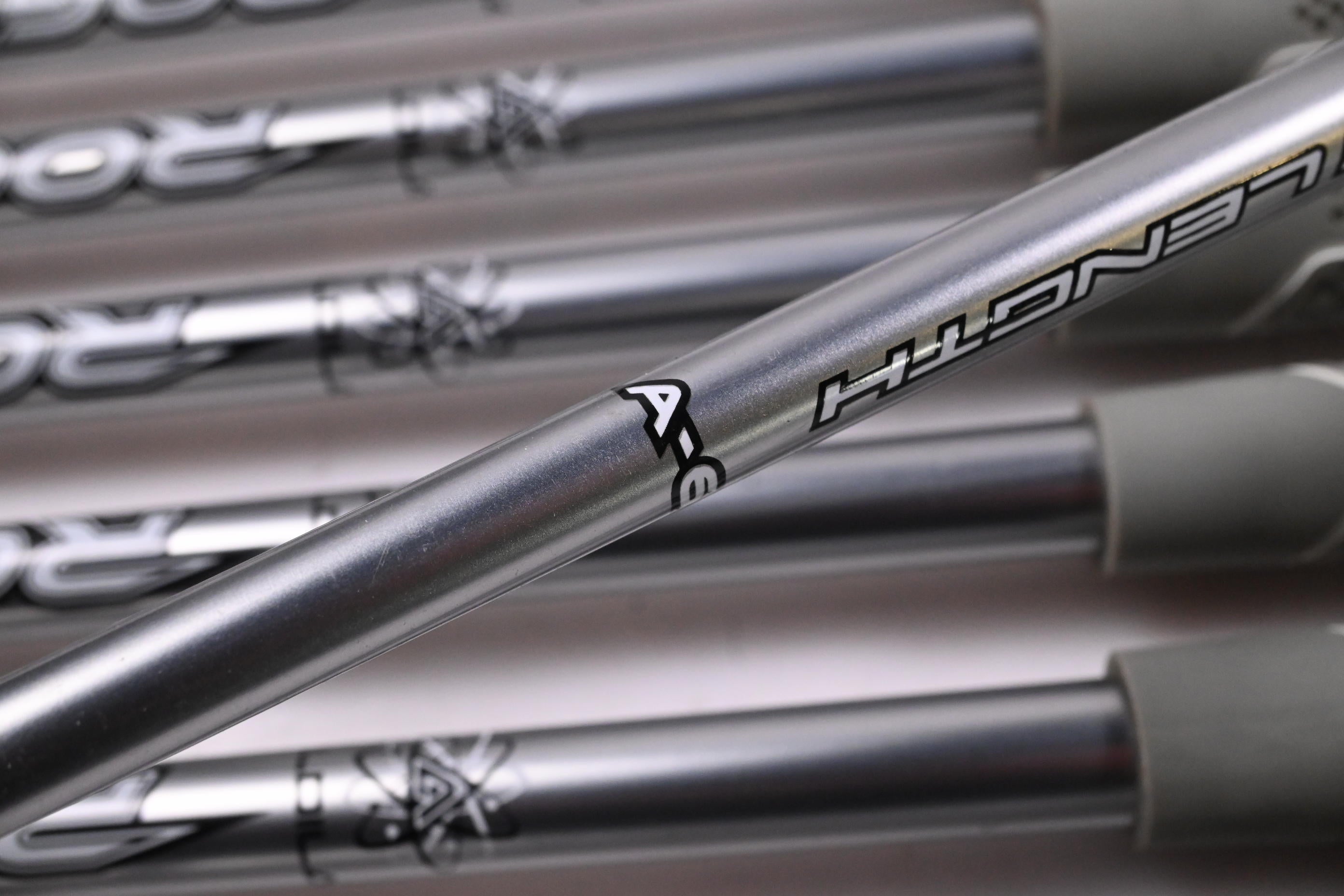 Cobra King F8 Irons / 5-PW+SW / Senior Flex Fujikura Rogue Pro 65 Shafts