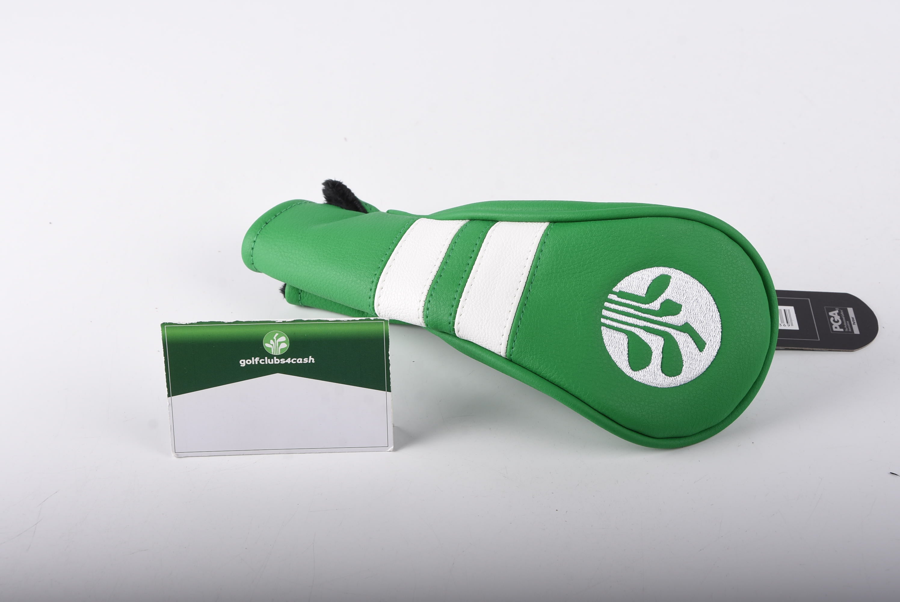 Golfclubs4cash Branded Headcover - Hybrid / Green &amp; White
