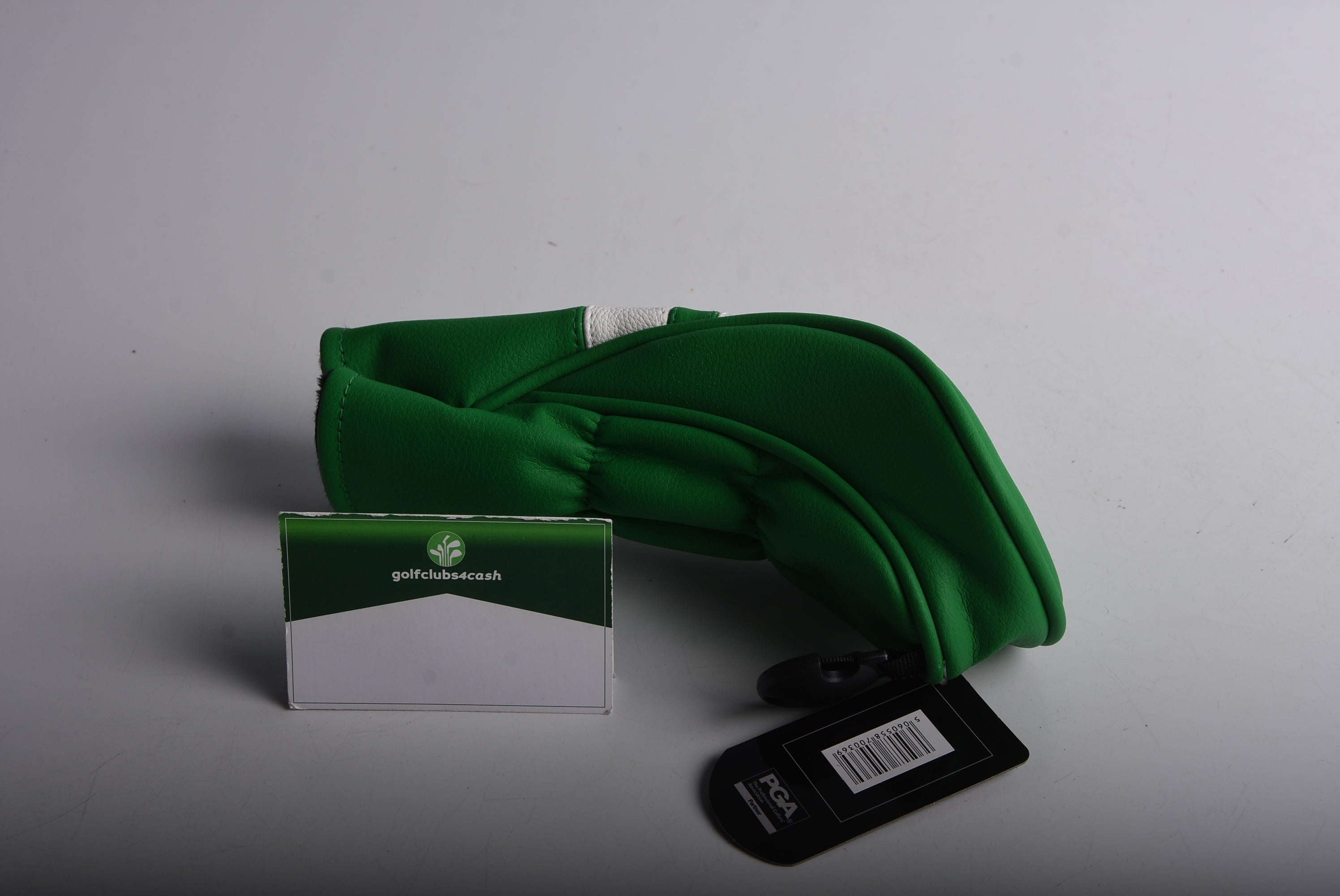 Golfclubs4cash Branded Headcover - Hybrid / Green &amp; White