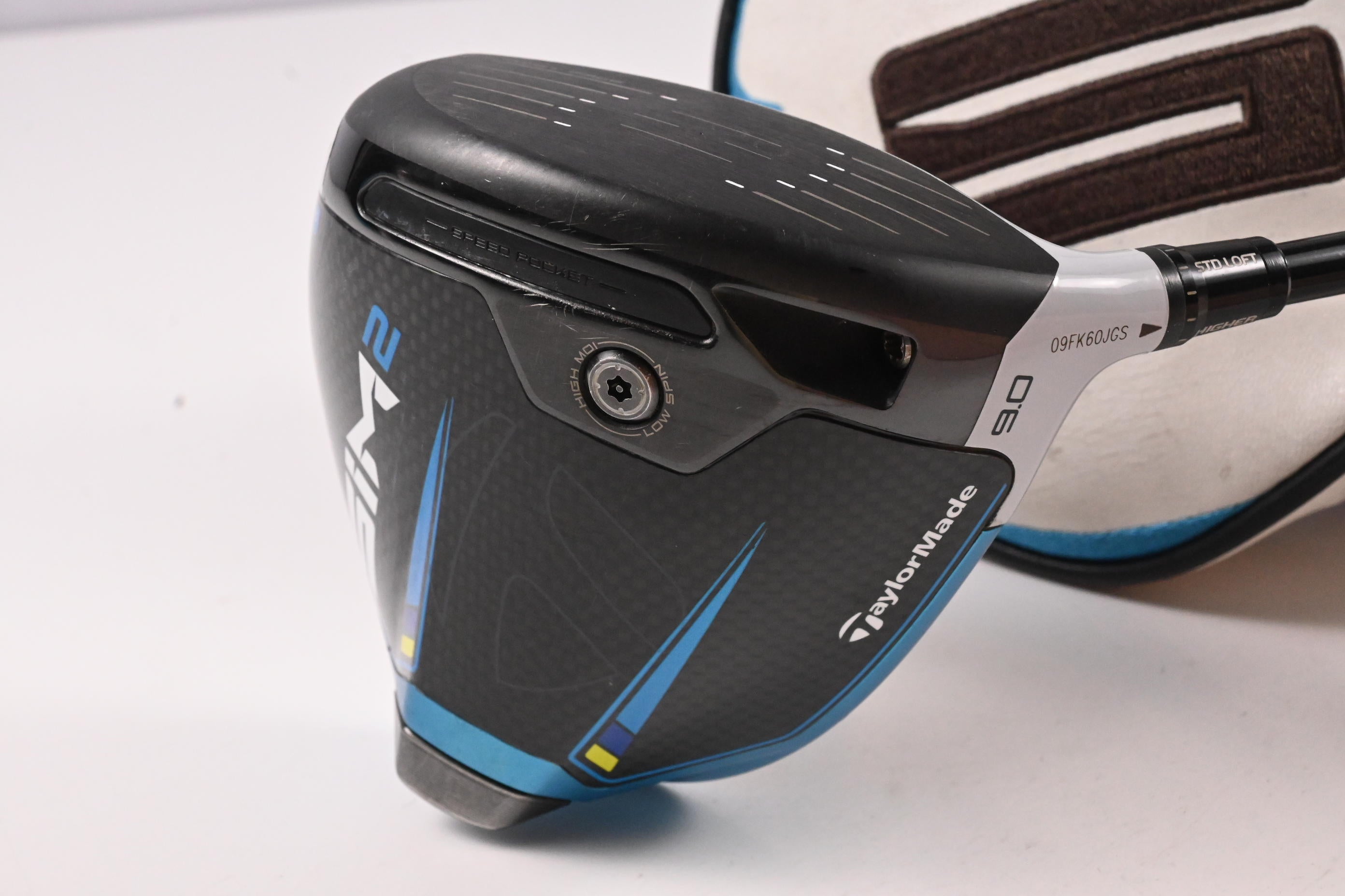 Taylormade SIM2 Driver / 9 Degree / Stiff Flex HZRDUS Smoke RDX Blue 60 Shaft