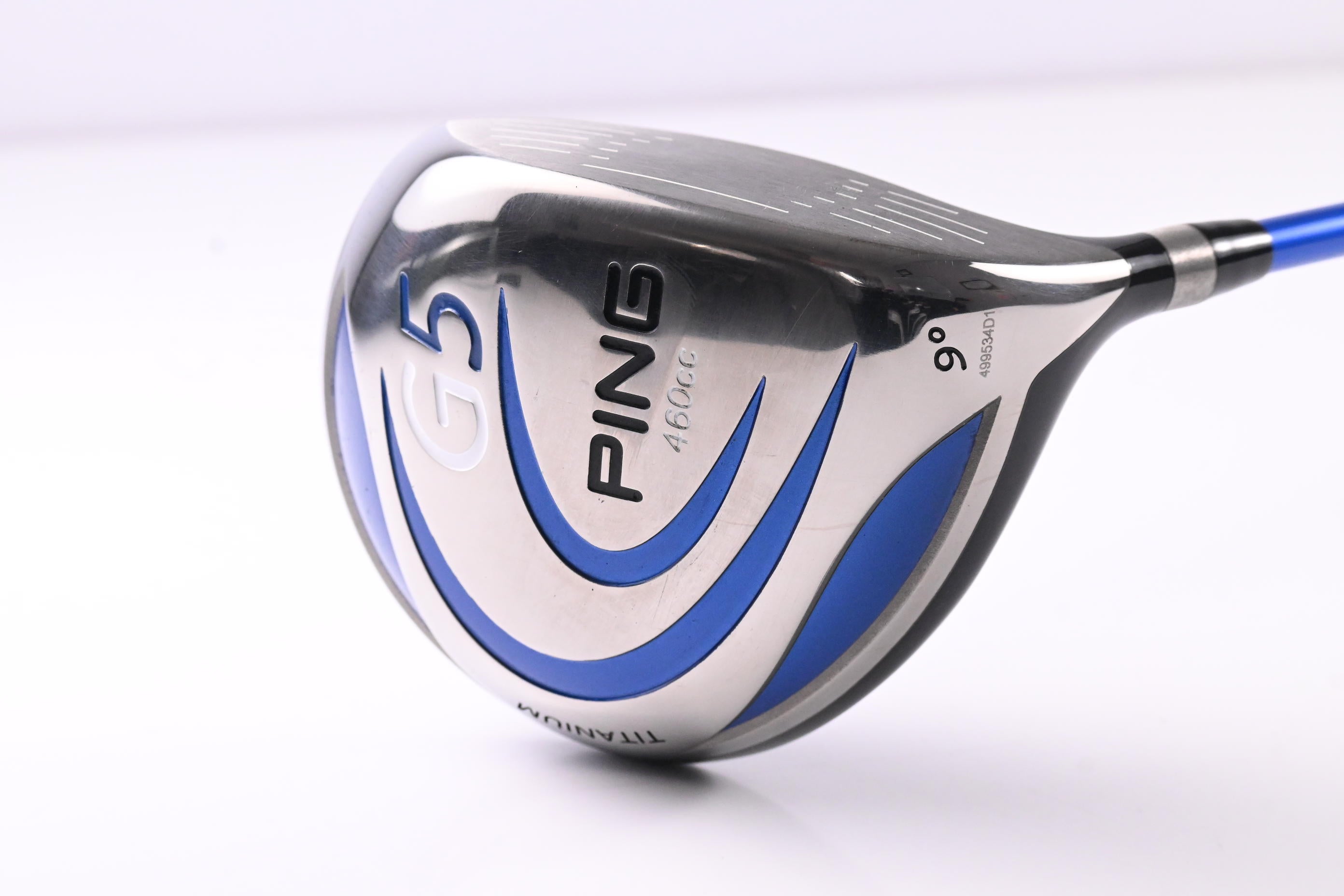 Ping G5 Driver / 9 Degree / Stiff Flex Graffaloy Pro Launch Blue 65 Shaft