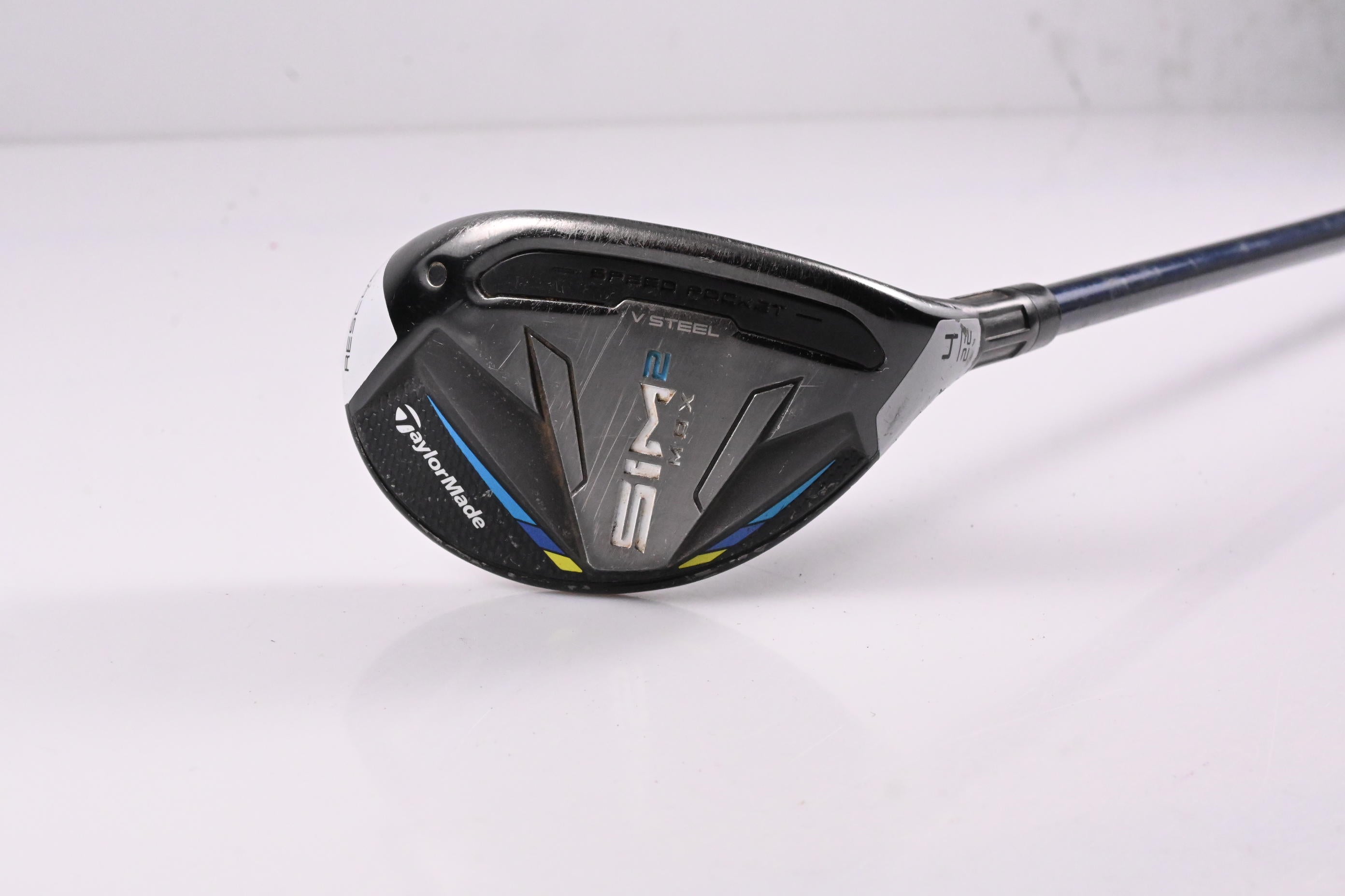 Taylormade SIM2 Max #4 Hybrid / 22 Degree / Stiff Flex Fujikura Ventus Blue 7