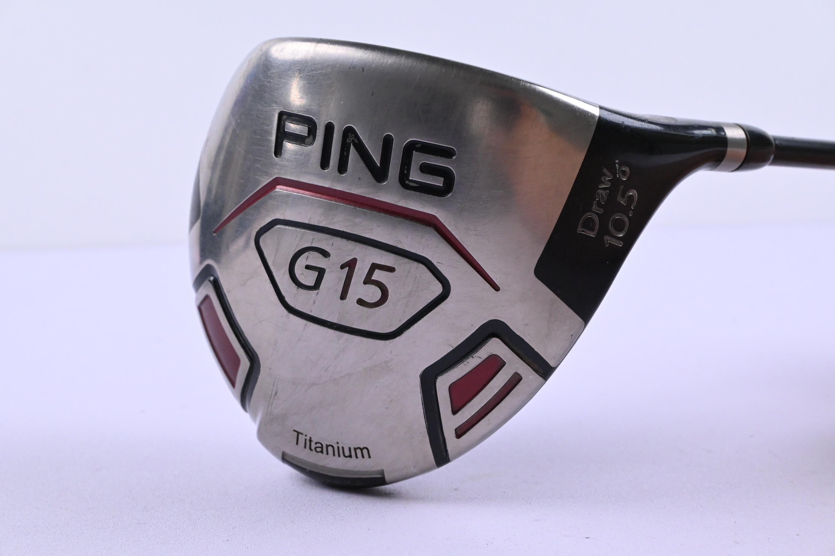 Ping G15 Driver / 10.5 Degree / Stiff Flex Project X HZRDUS Smoke Yellow Shaft