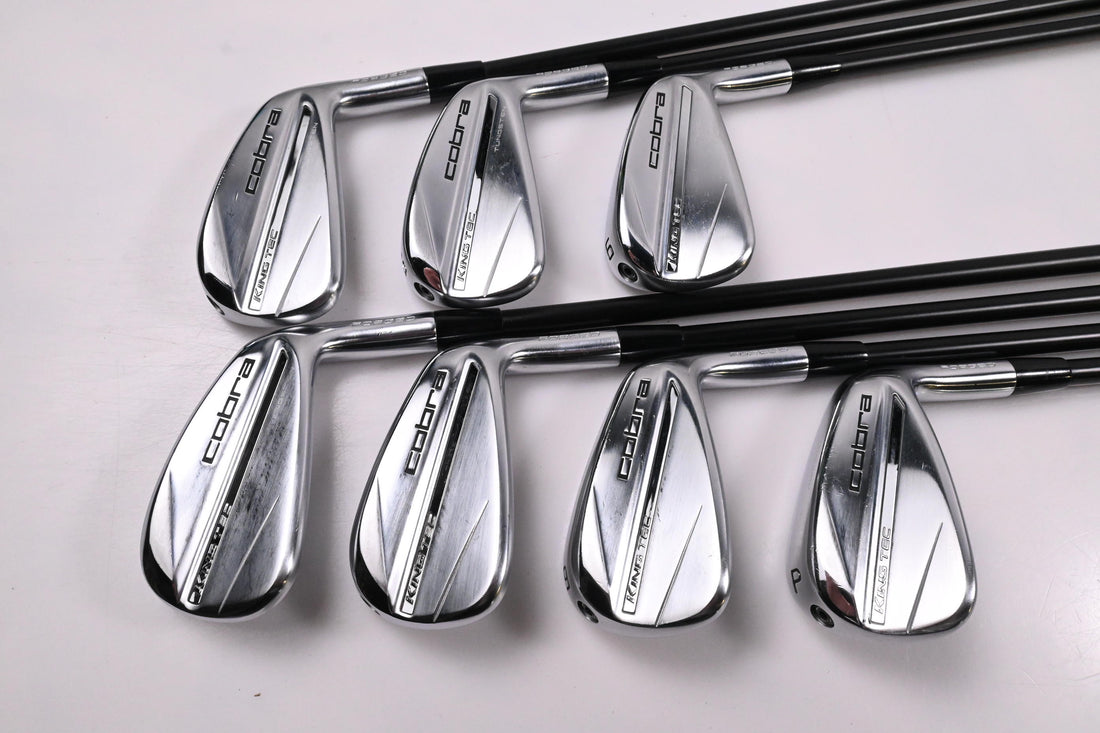 Cobra 2025 King Tec Irons / 4-PW / Stiff Flex KBS Tour Graphite Iron 85 Shafts