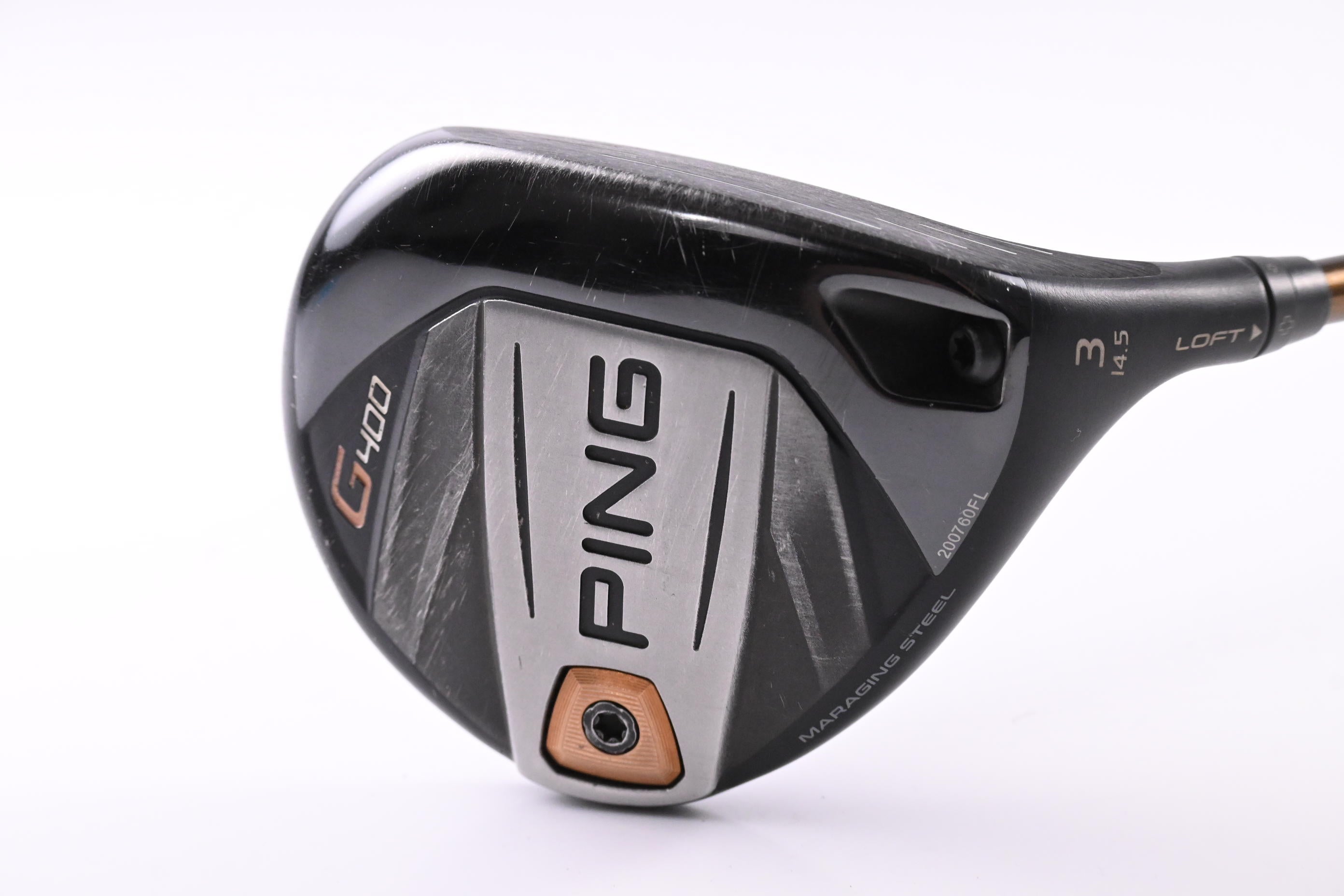 Ping G400 #3 Wood / 14.5 Degree / Regular Flex Ping Alta CB 65 Shaft