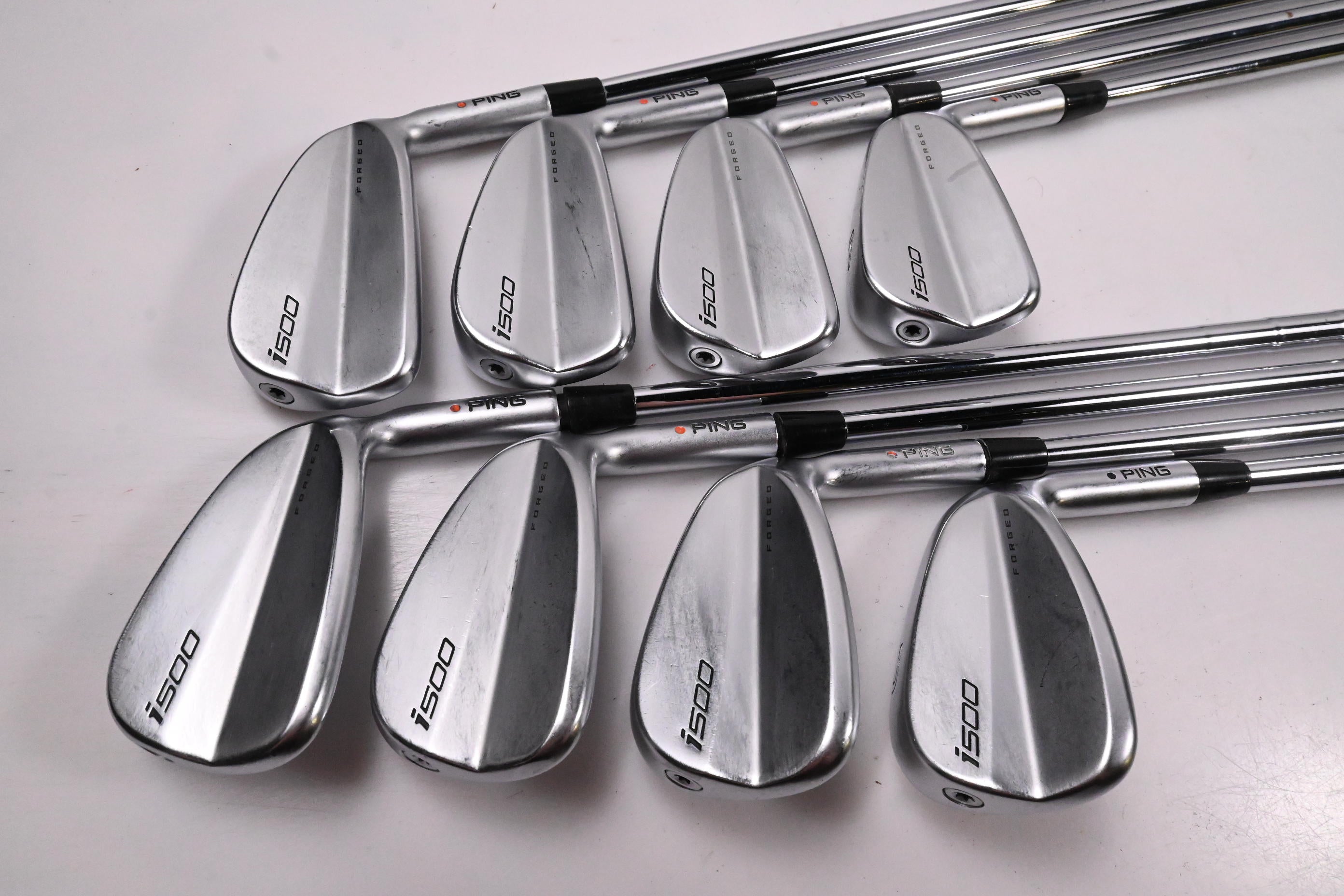 Ping i500 Irons / 4-PW+GW / Orange Dot / Stiff Flex Dynamic Gold 105 S300