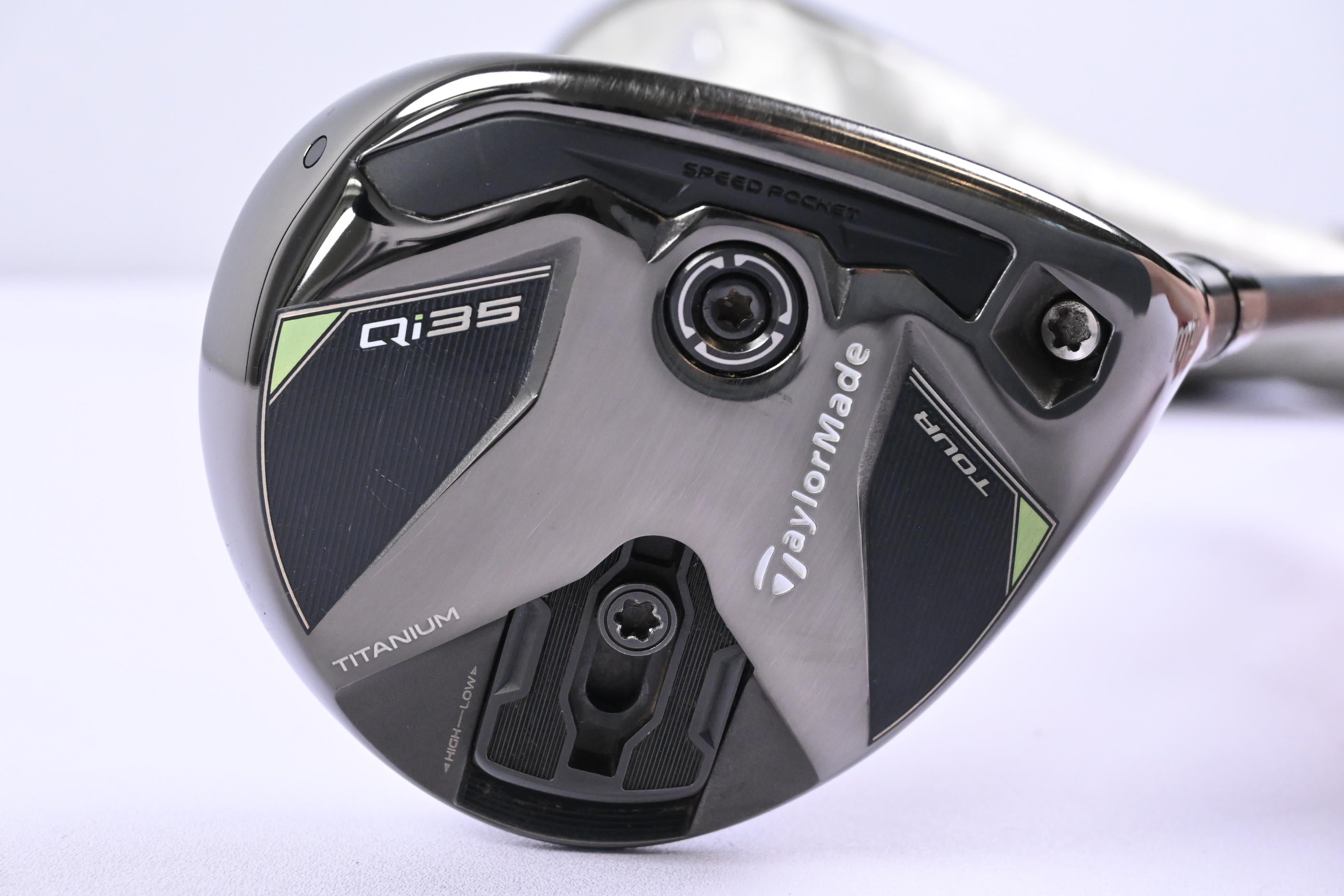 Taylormade Qi35 Tour #3 Wood / 15 Degree / Stiff Flex Kai'li Dark Waves Blue 75