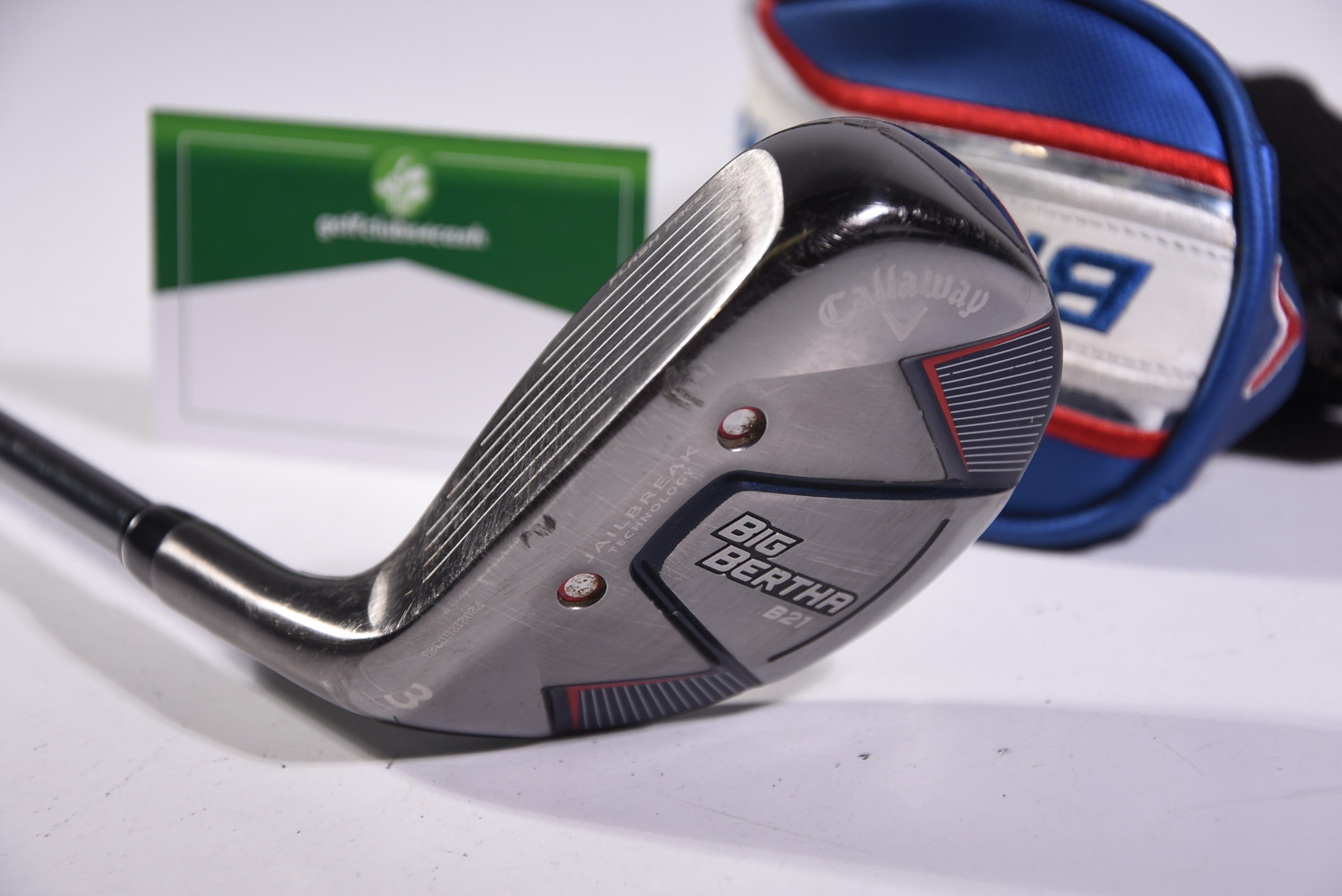 Left Hand Callaway Big Bertha B21 #3 Hybrid / 19 Degree / Regular Flex RCH 65