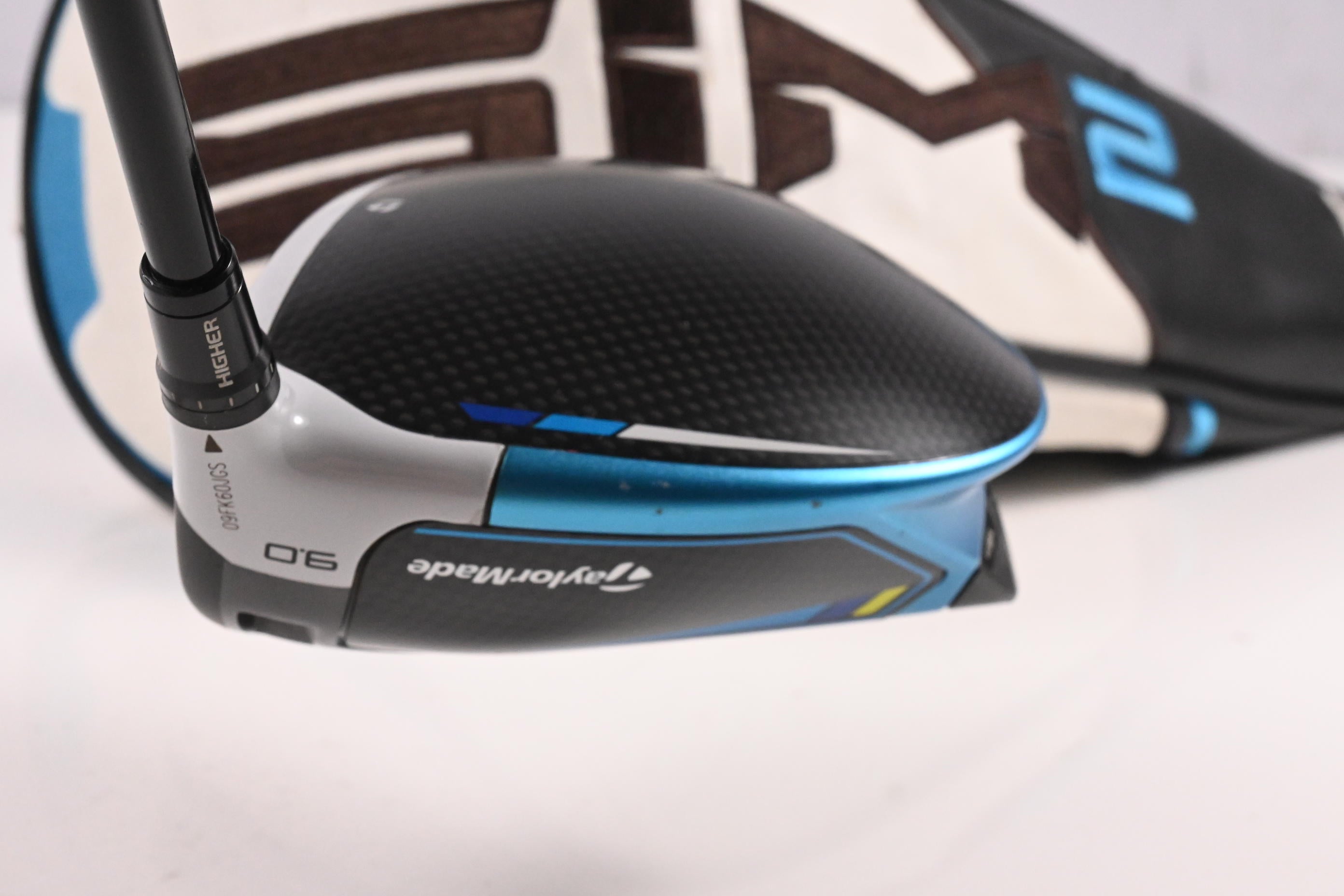 Taylormade SIM2 Driver / 9 Degree / Stiff Flex HZRDUS Smoke RDX Blue 60 Shaft