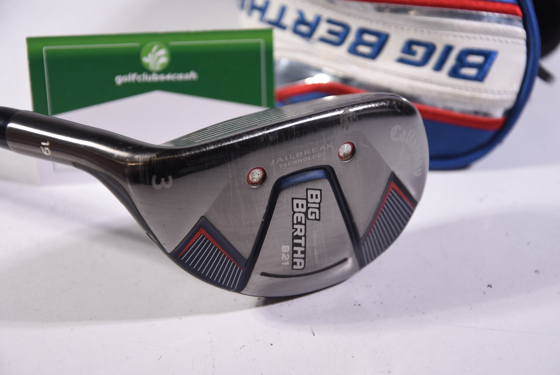 Left Hand Callaway Big Bertha B21 #3 Hybrid / 19 Degree / Regular Flex RCH 65