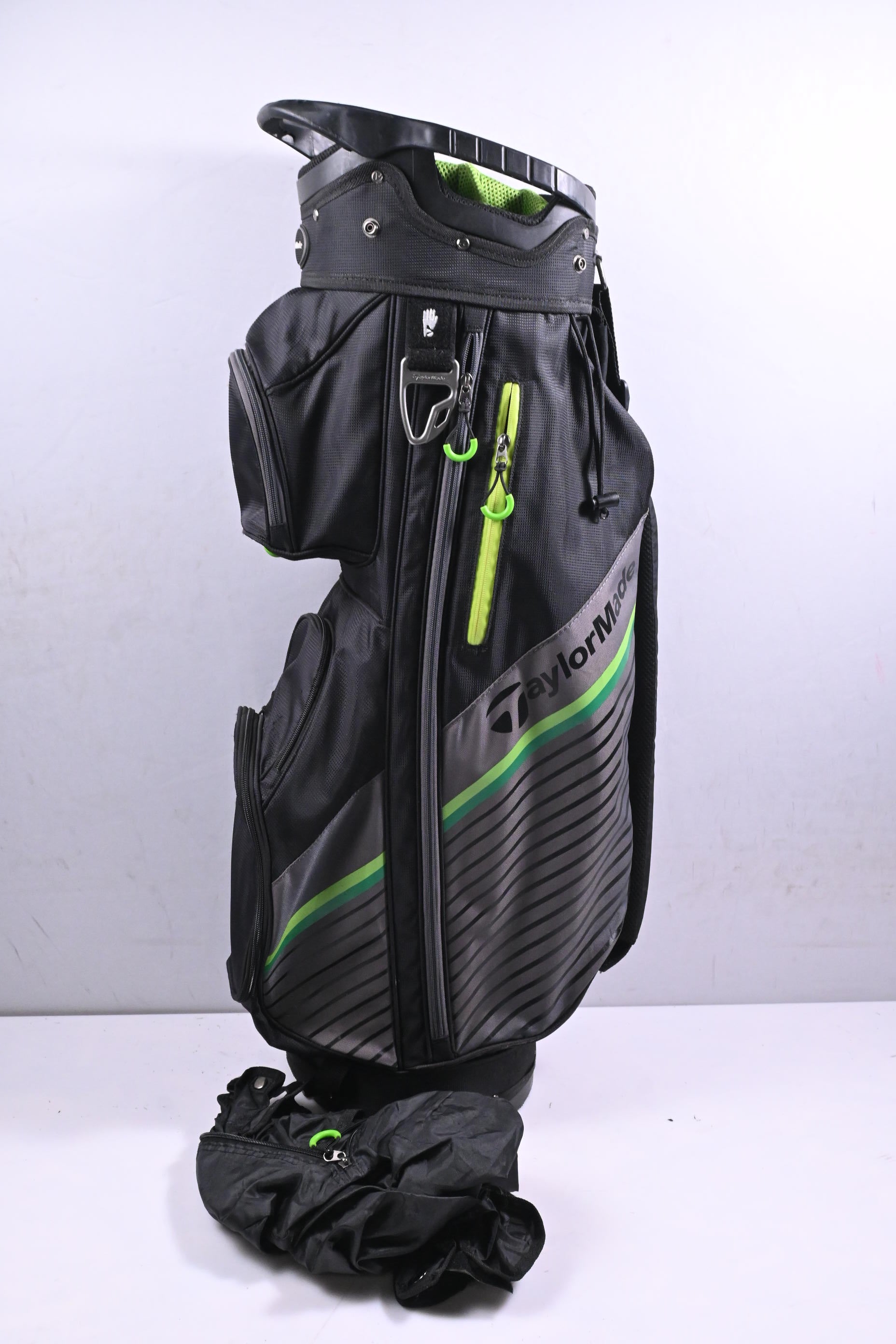 Taylormade Cart Bag / 14-Way Divider / Black, Grey, Green
