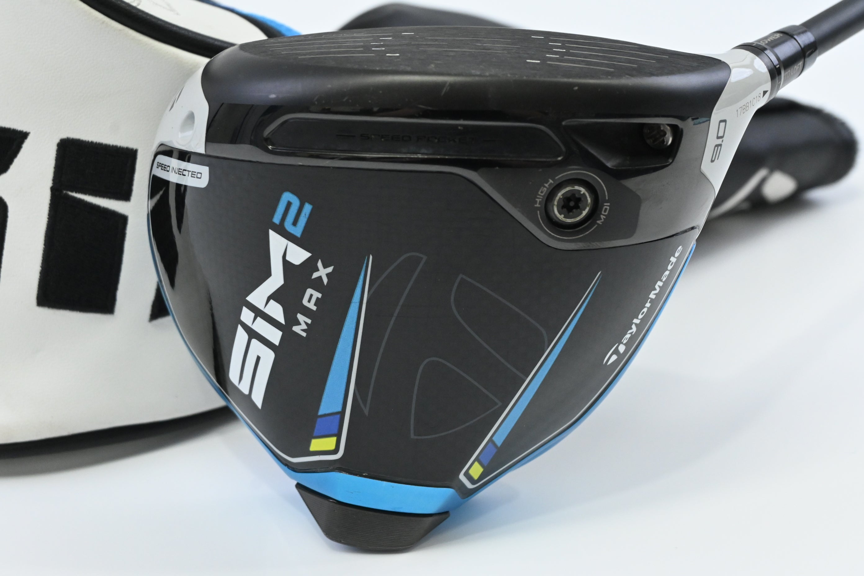 Taylormade SIM2 Max Driver / 9 Degree / X-Flex Fujikura Motore X F3 7 Shaft