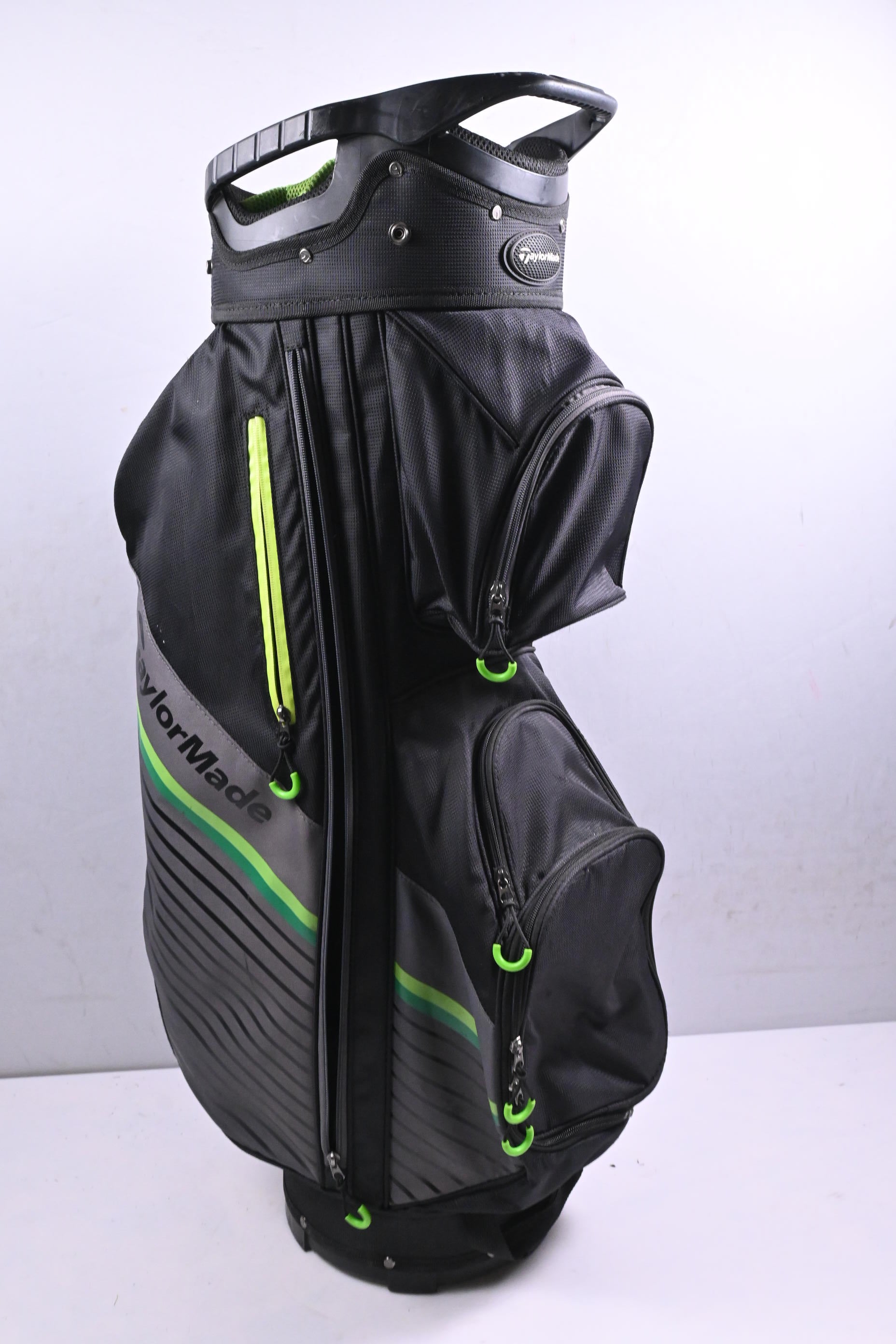 Taylormade Cart Bag / 14-Way Divider / Black, Grey, Green