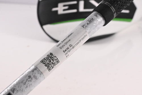 Callaway Elyte Driver / 9 Degree / Stiff Flex Denali Charcoal 60 Shaft