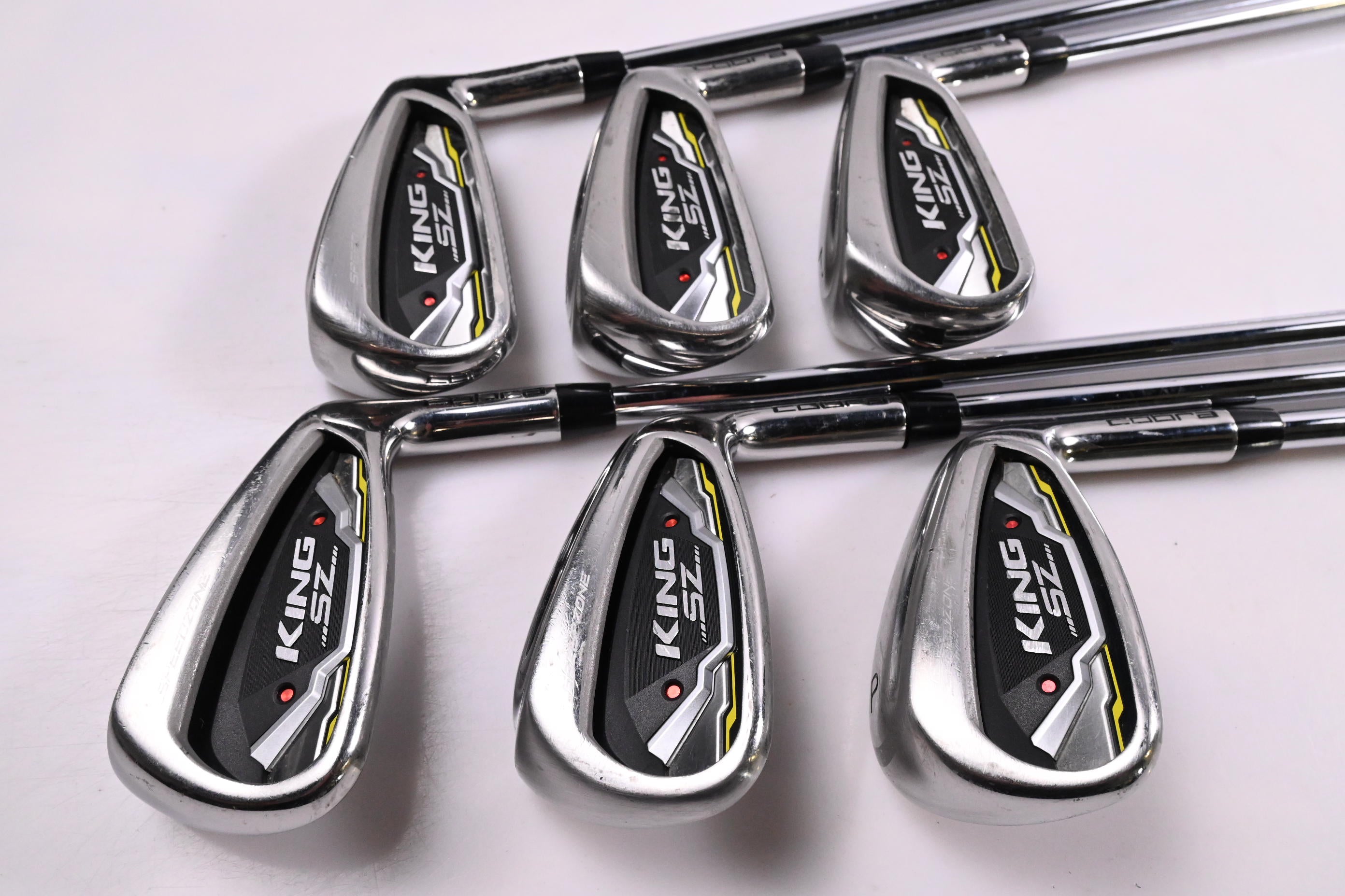 Cobra King Speedzone Irons / 5-PW / Regular Flex Cobra Shafts