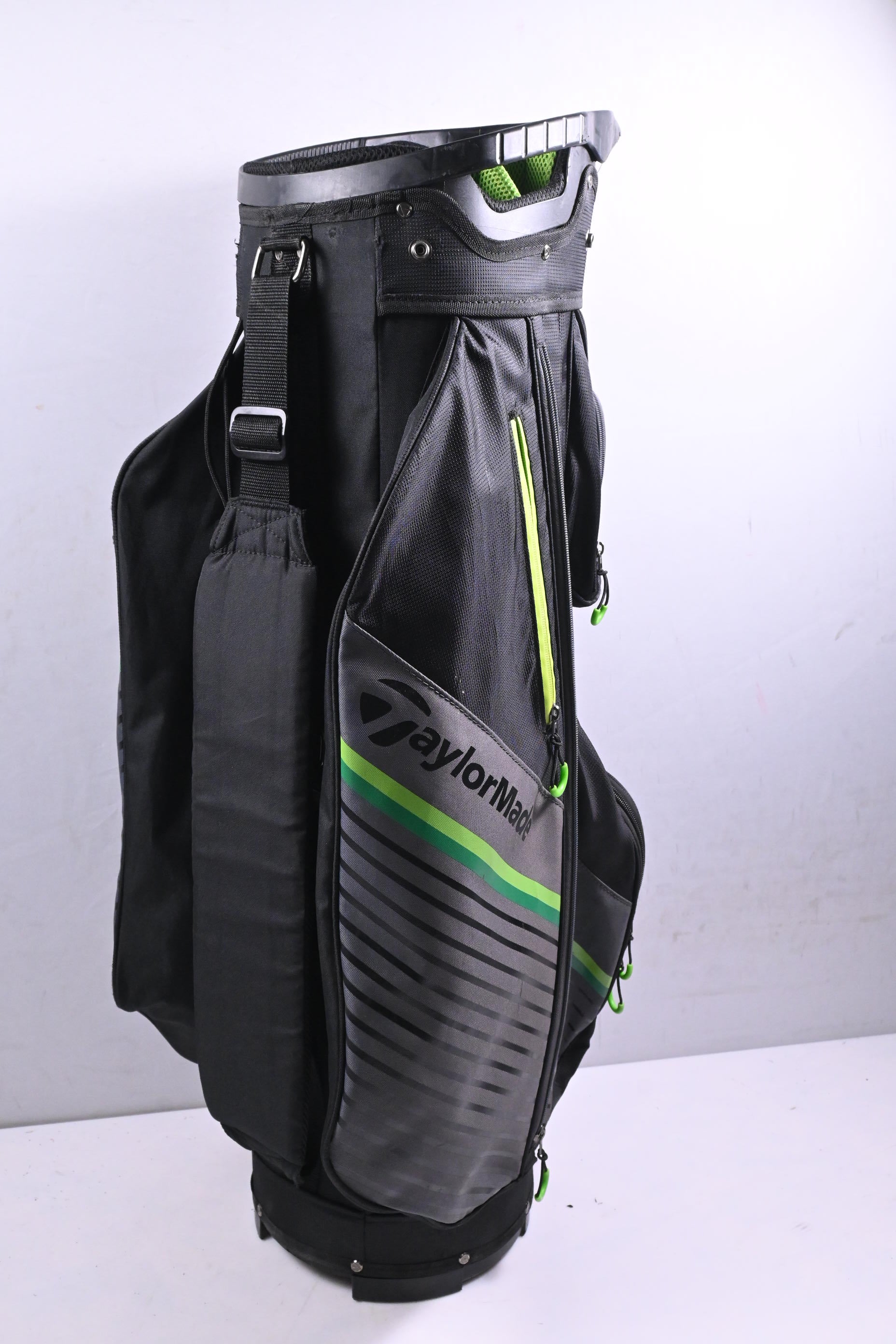 Taylormade Cart Bag / 14-Way Divider / Black, Grey, Green