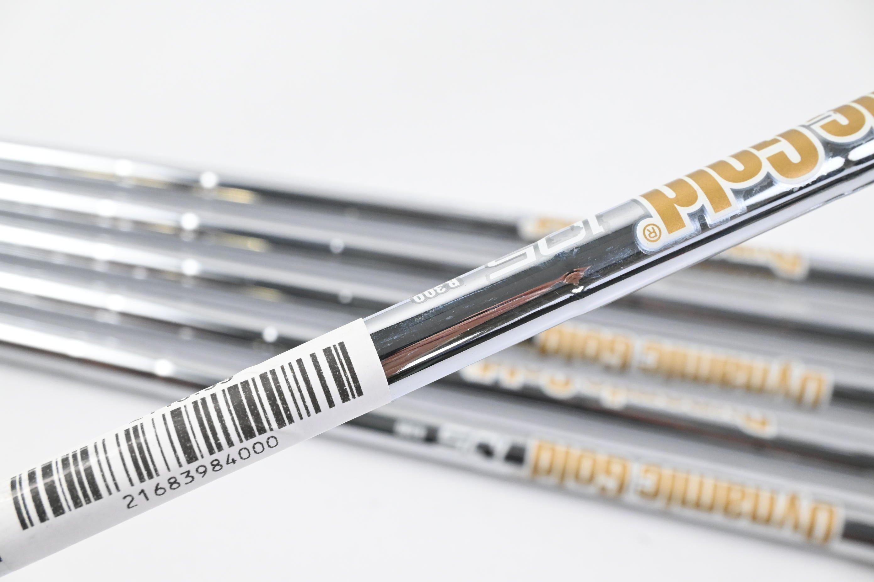 Dynamic Gold R300 105 Iron Shafts / Regular Flex / Set Of 6 / .355" Tips