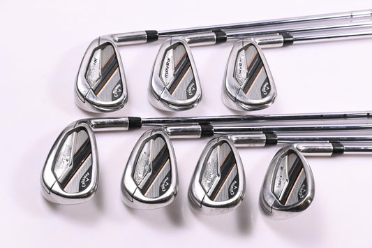 Callaway Mavrik Irons / 5-PW+GW / Stiff Flex Elevate 105 Shafts