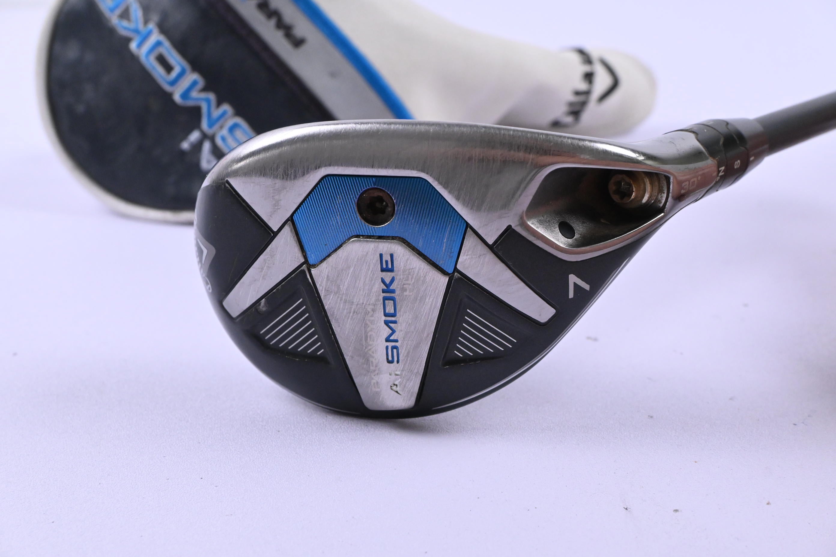 Callaway Paradym Ai Smoke HL #7 Hybrid / 30 Degree / Senior Flex Cypher 50 Shaft