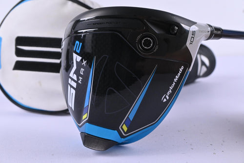 Taylormade SIM2 Max Driver / 10.5 Degree / Stiff Flex Fujikura Ventus Blue 5
