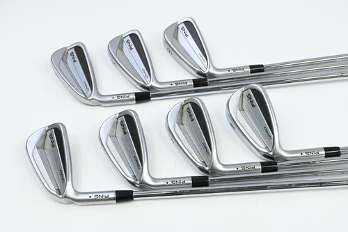 Left Hand Ping I240 Irons / 4-PW / Black Dot / Stiff Flex NS Pro Modus3 Tour 115