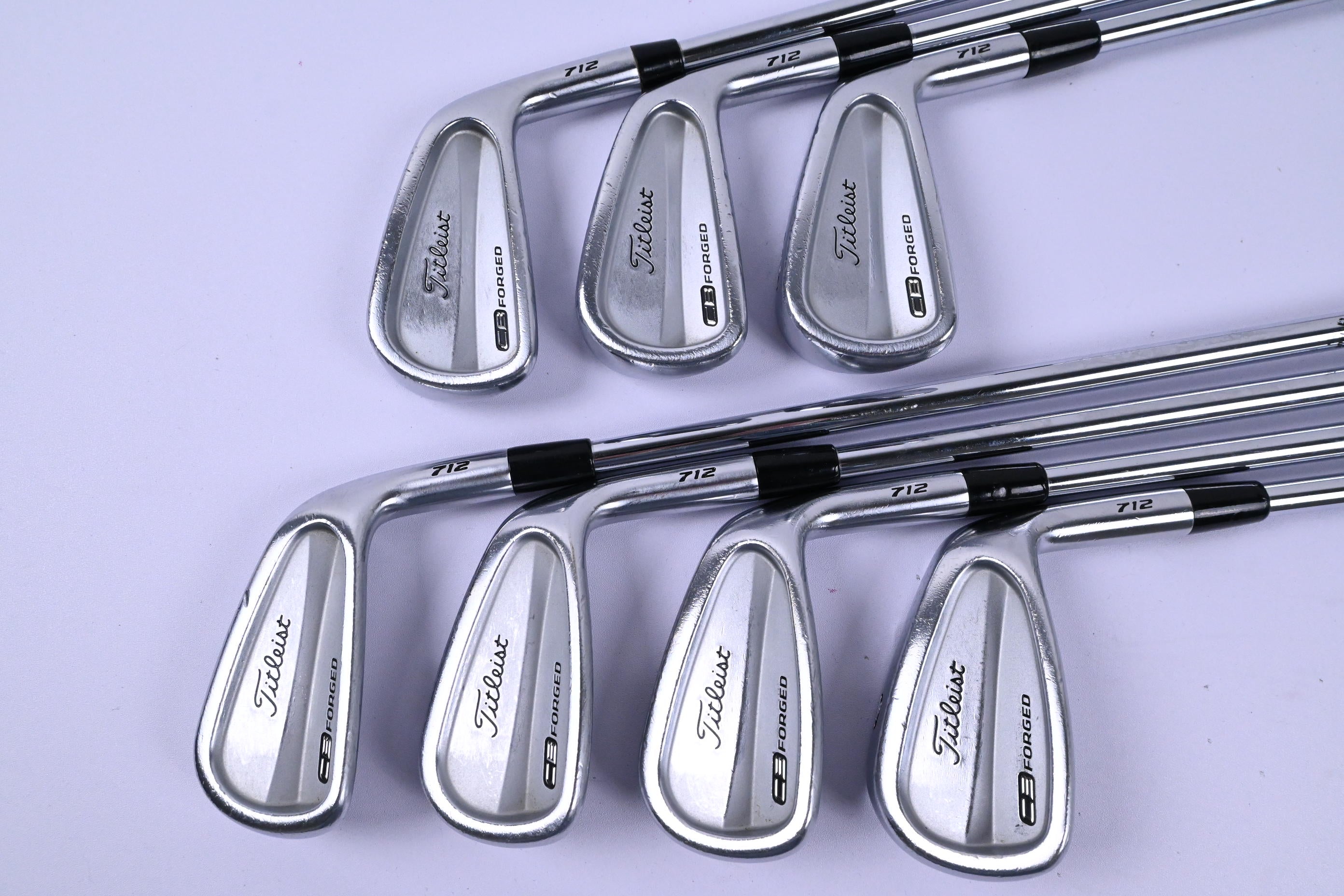 Titleist 712 CB Irons / 4-PW / Stiff Flex Dynamic Gold 300 Shafts
