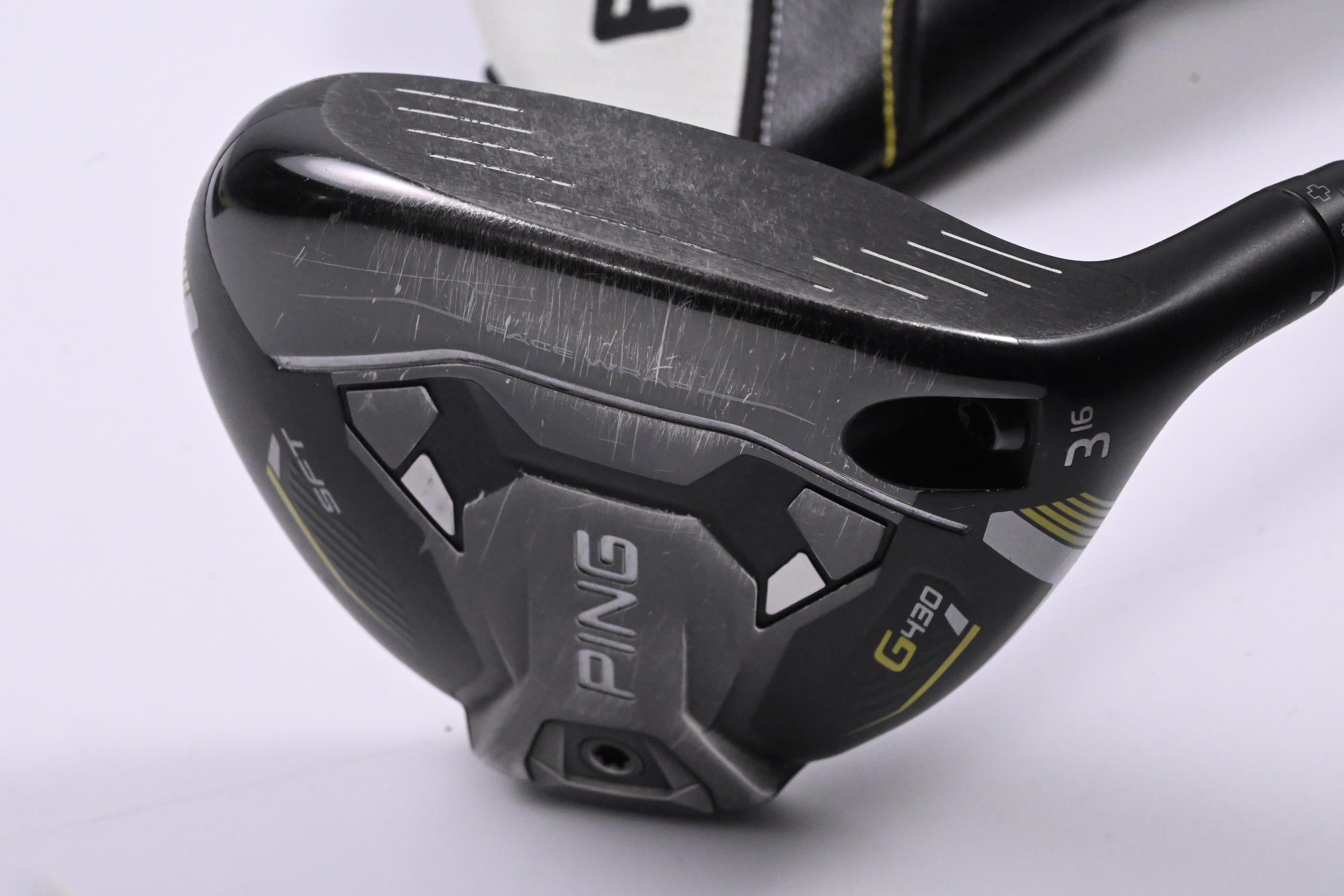 Ping G430 SFT #3 Wood / 16 Degree / Stiff Flex HZRDUS Smoke Red RDX 70 Shaft