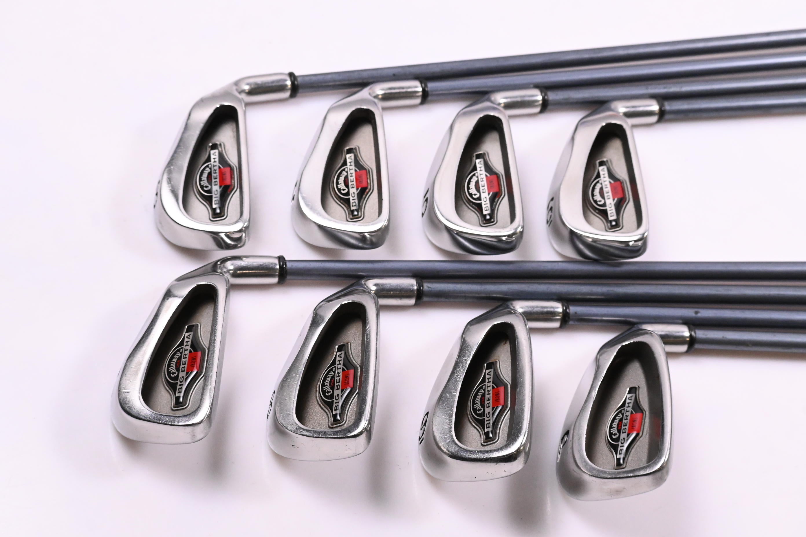 Callaway Big Bertha 1996 Irons / 3-PW / Regular Flex Callaway RCH 90 Shafts